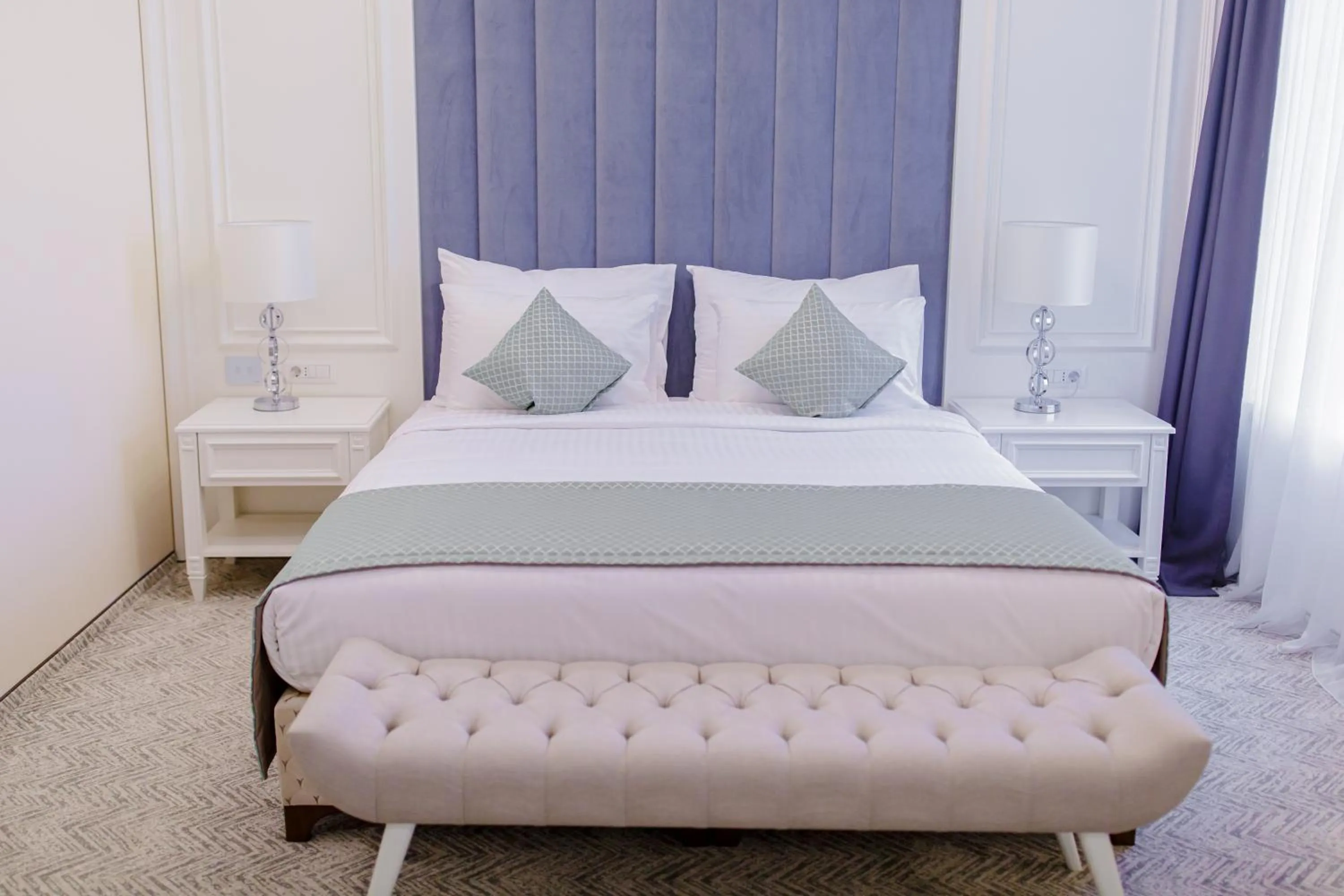 Bed in Muller Hotel Boutique & Spa