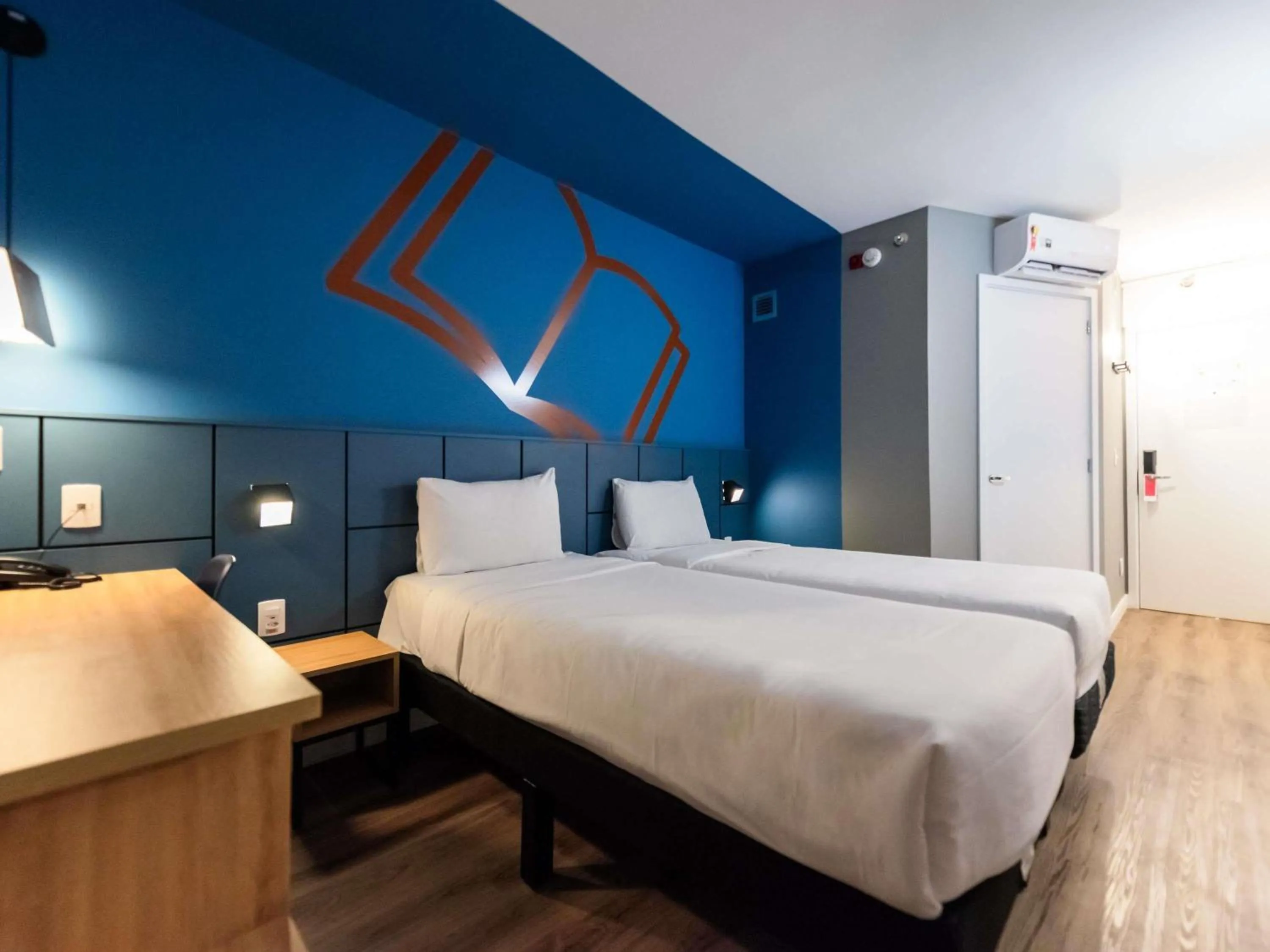 Bedroom, Bed in ibis Styles Poços de Caldas