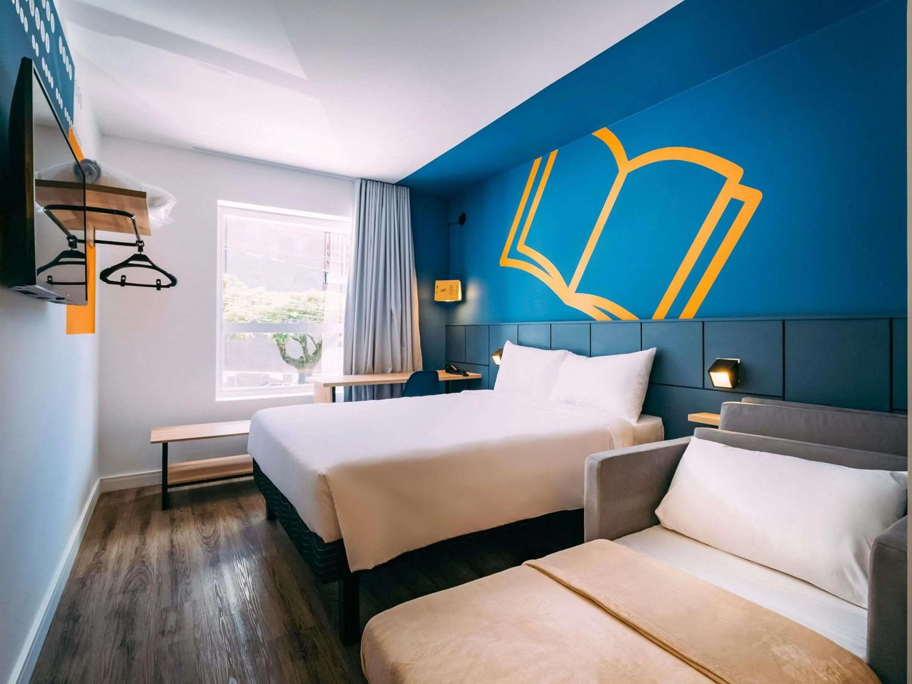 Bedroom, Bed in ibis Styles Poços de Caldas