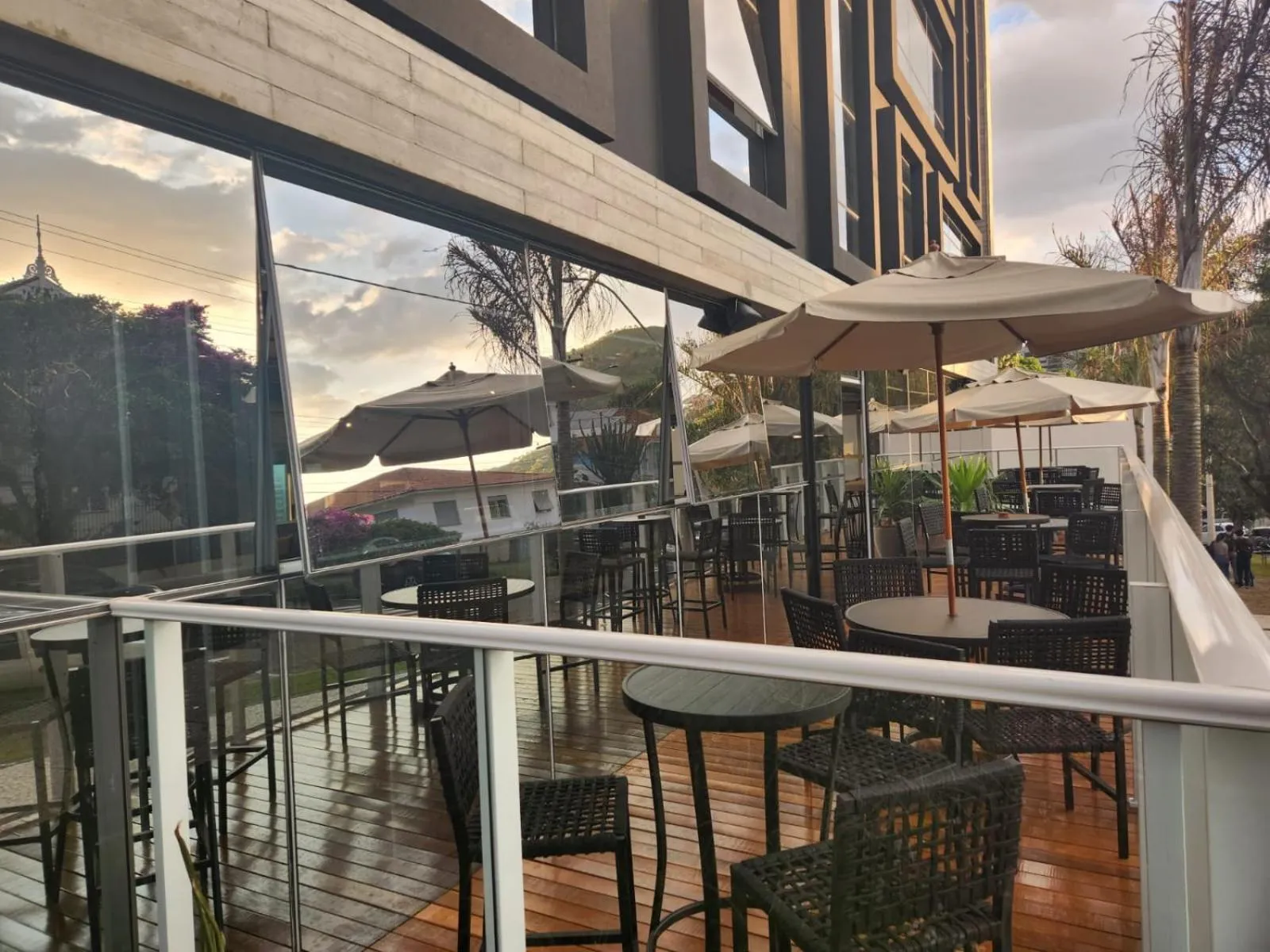 Patio in ibis Styles Poços de Caldas