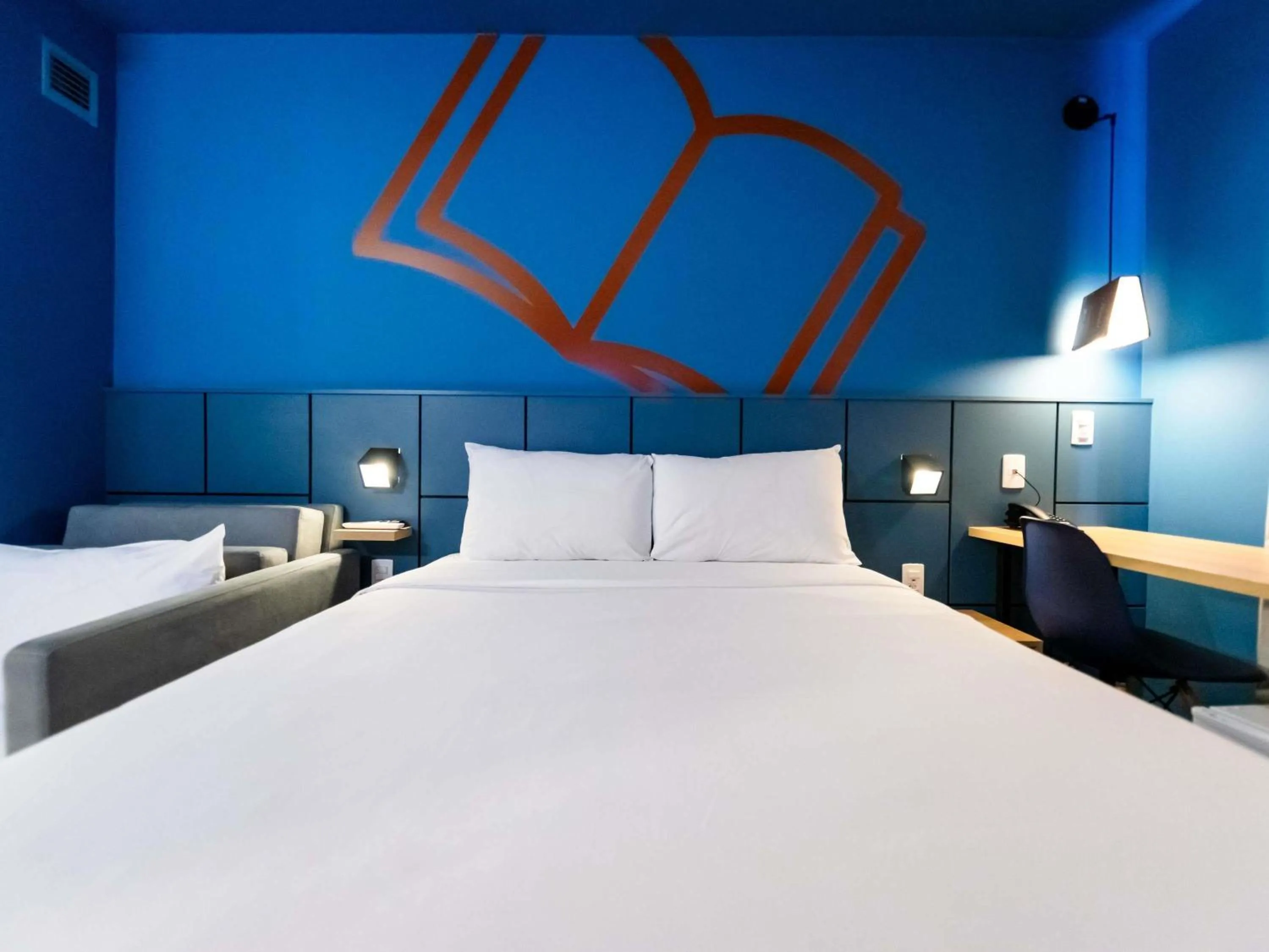 Bedroom, Bed in ibis Styles Poços de Caldas