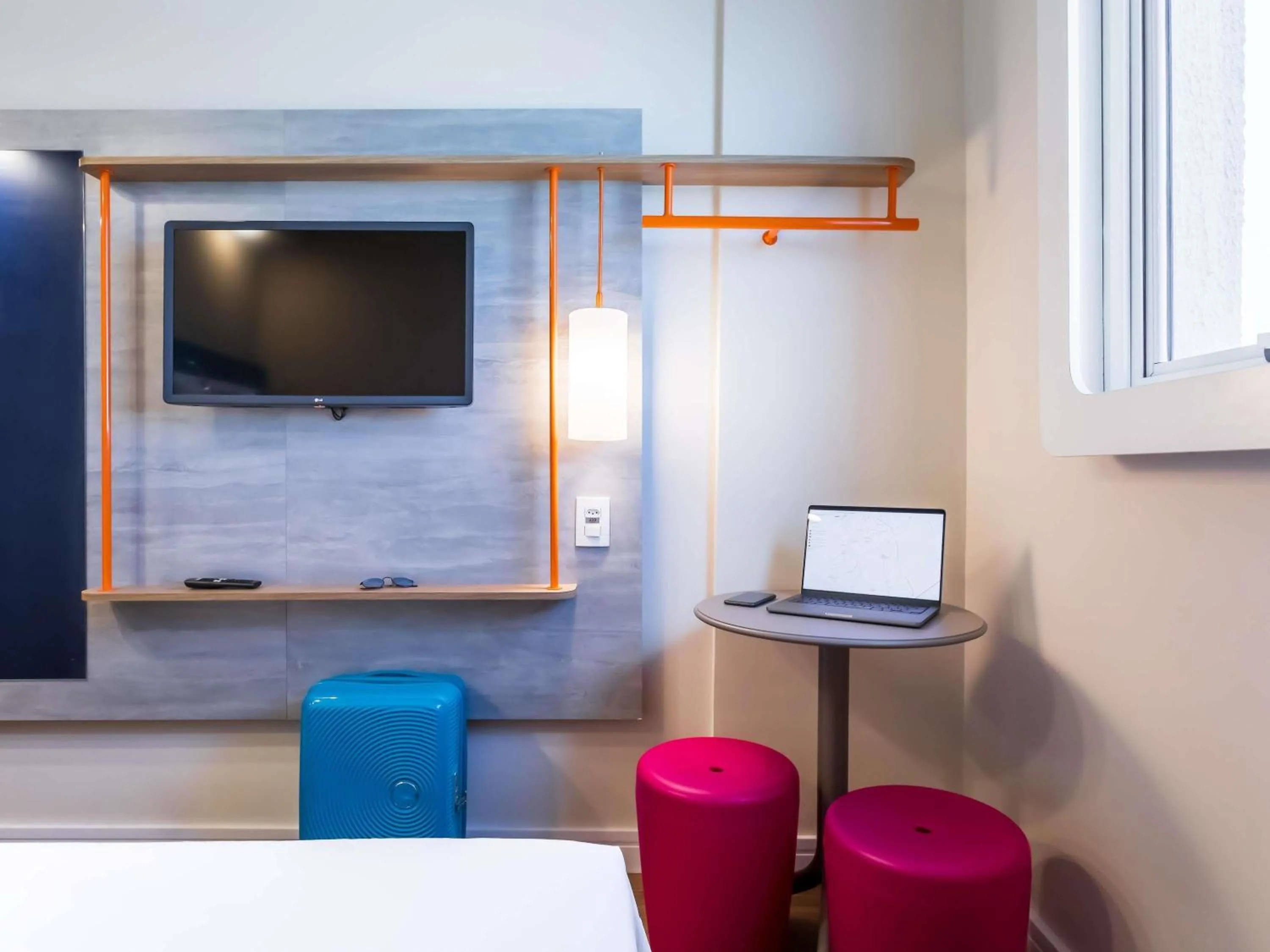 Bedroom, Bed in ibis budget Pindamonhangaba