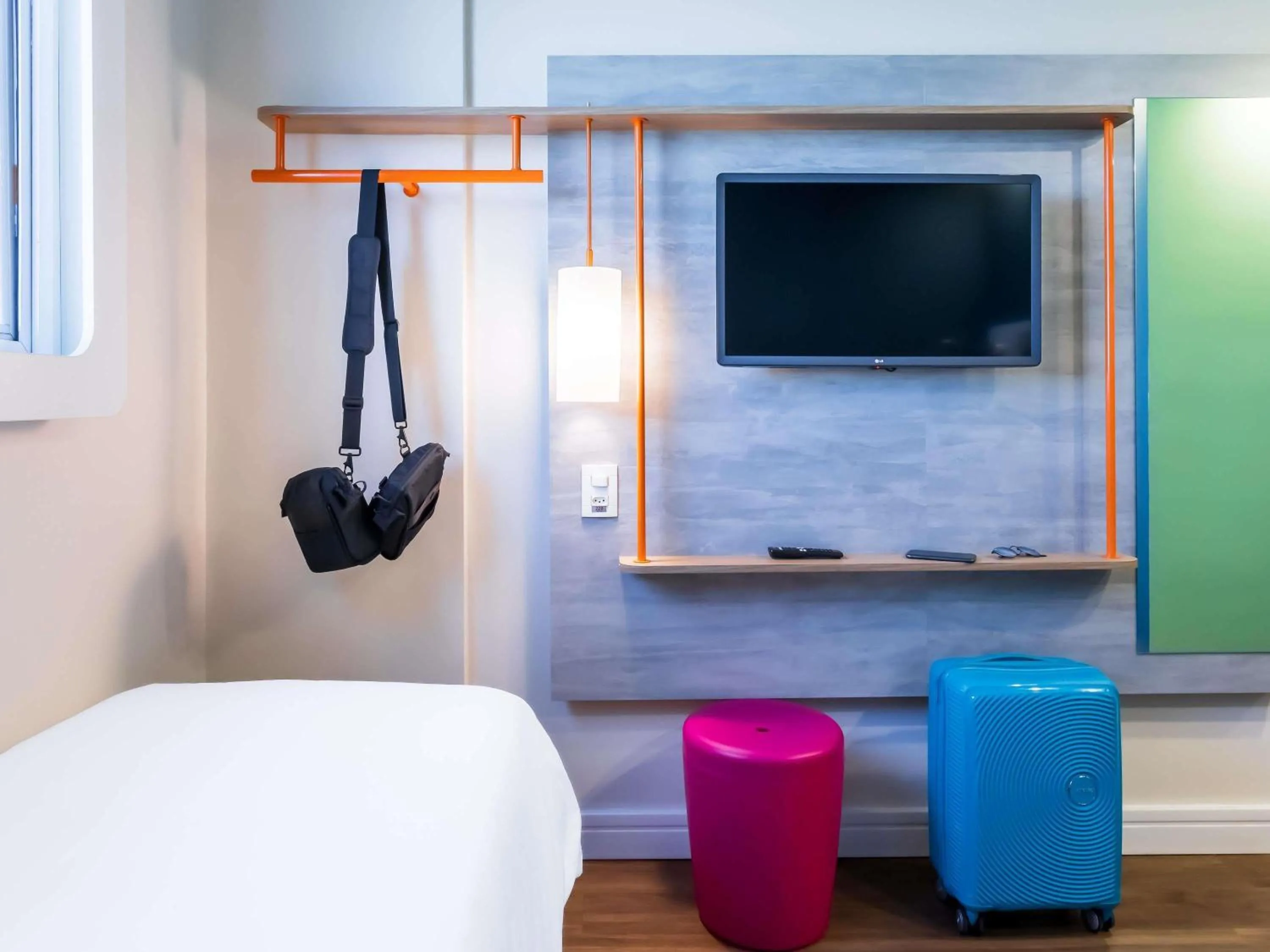 Bedroom, Bed in ibis budget Pindamonhangaba