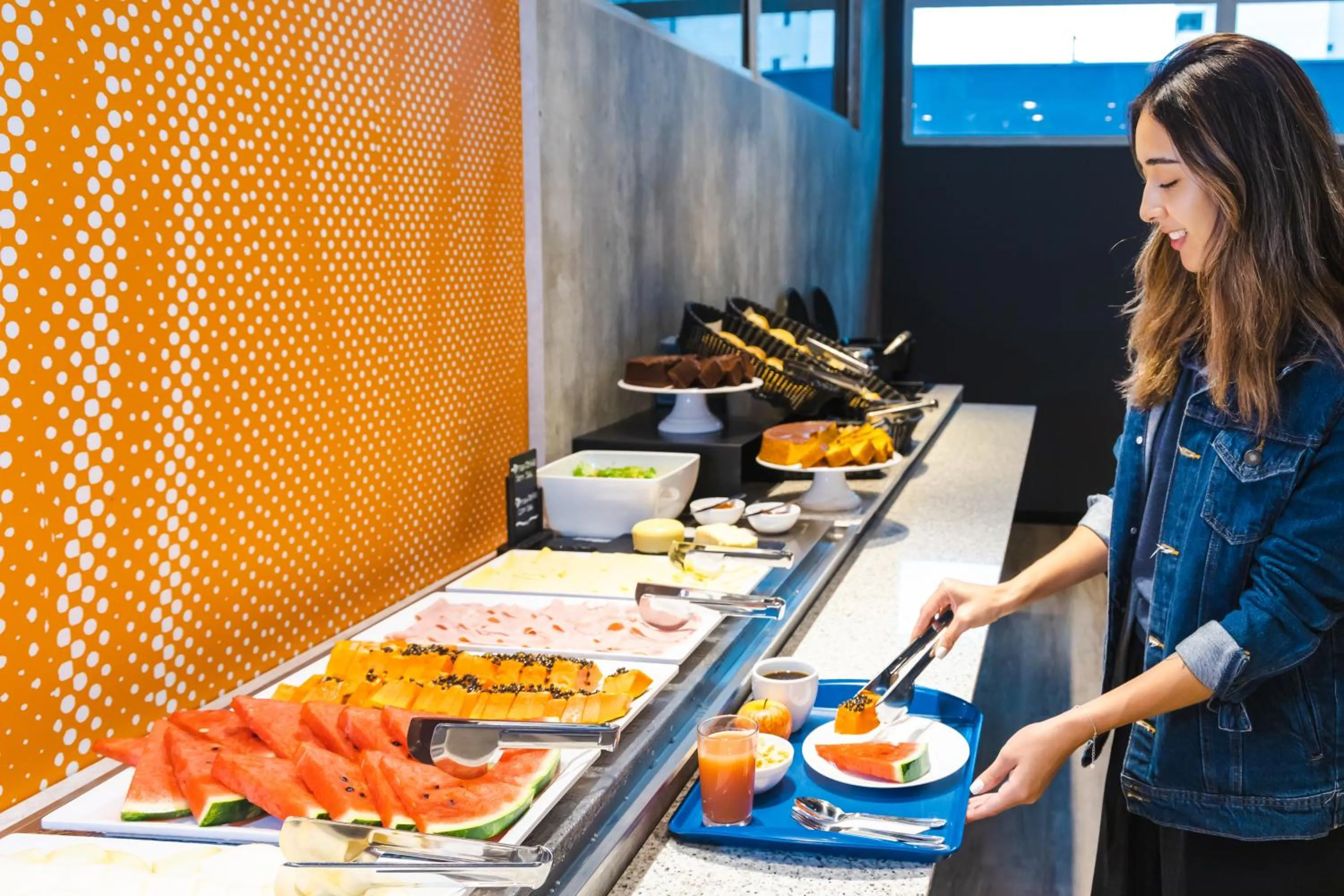 Buffet breakfast in ibis budget Pindamonhangaba