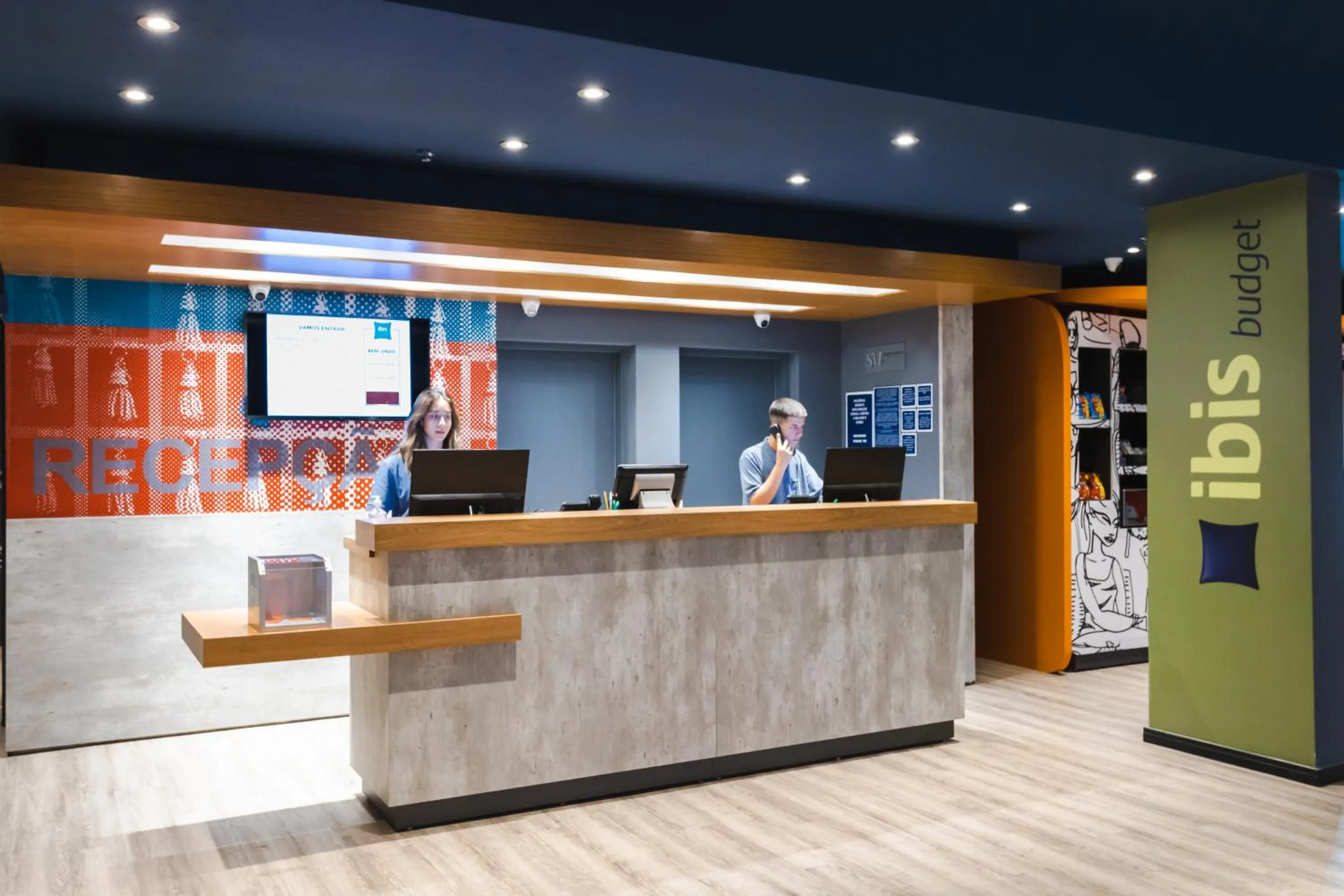Lobby or reception in ibis budget Pindamonhangaba