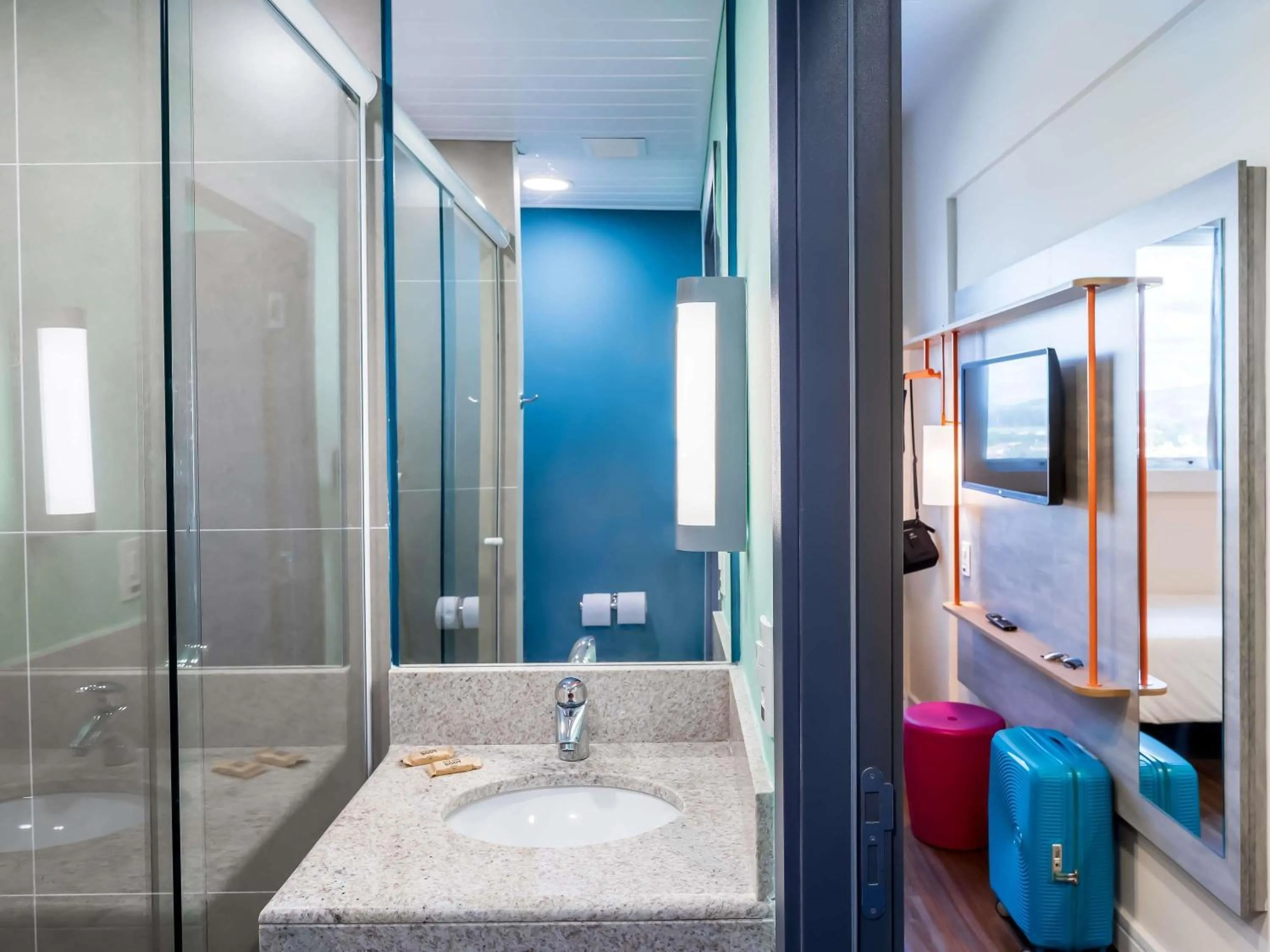 Bedroom in ibis budget Pindamonhangaba