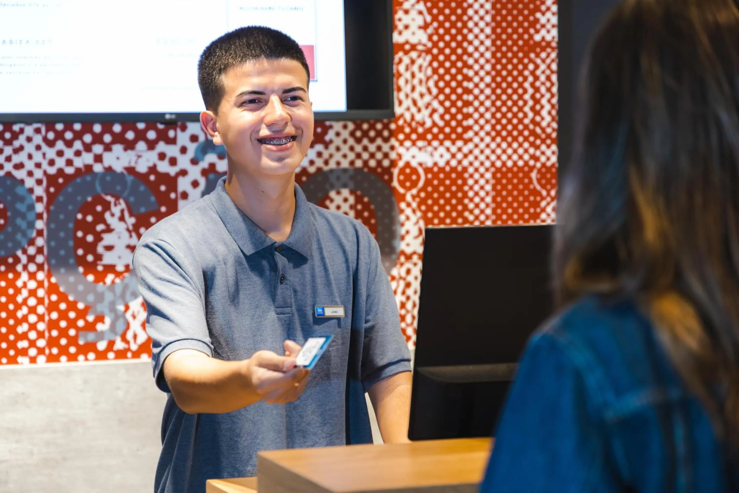 Lobby or reception in ibis budget Pindamonhangaba