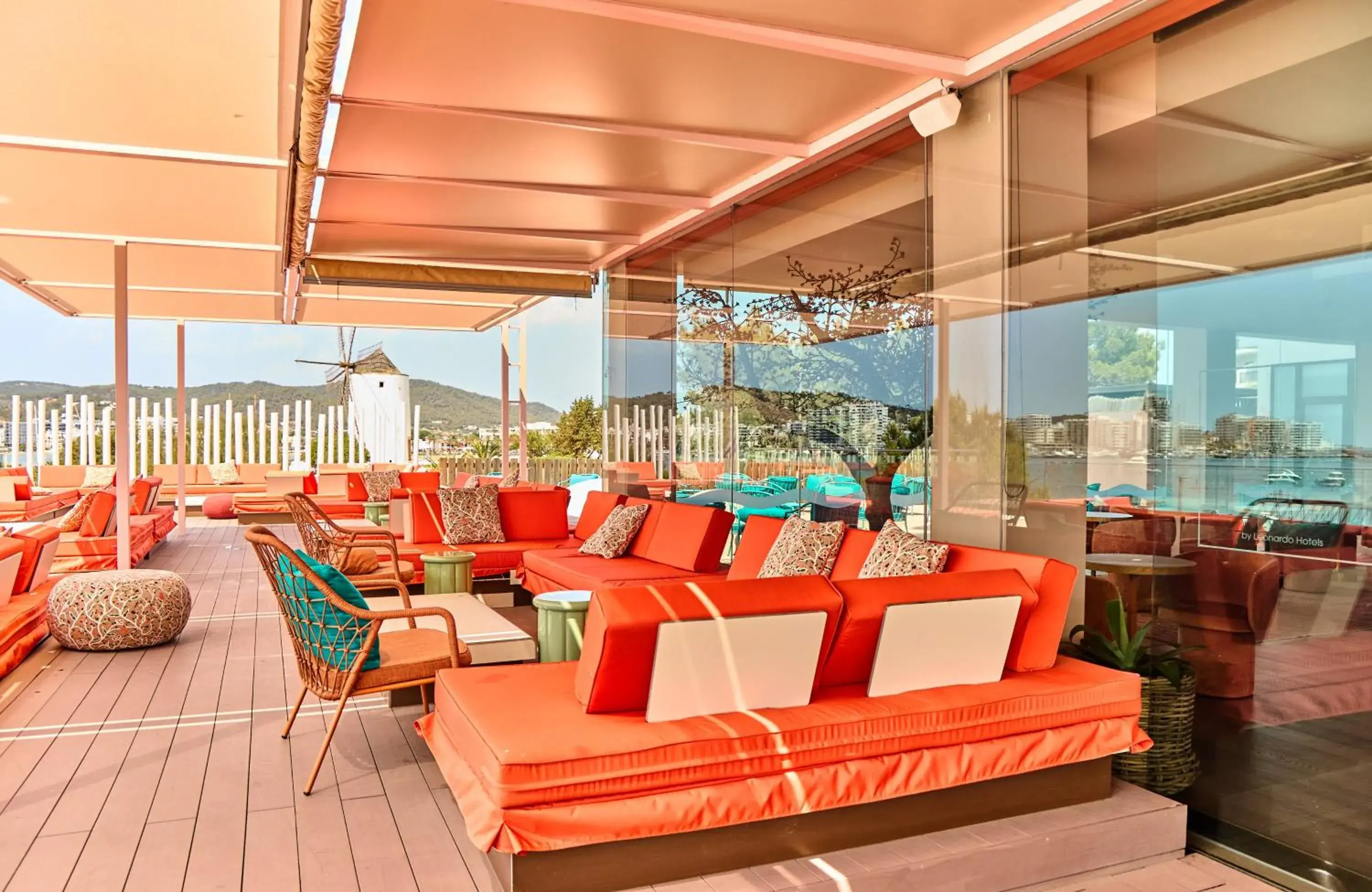 Lounge or bar in NYX Hotel Ibiza by Leonardo Hotels-Adults Only Lounge or bar in NYX Hotel Ibiza by Leonardo Hotels-Adults Only