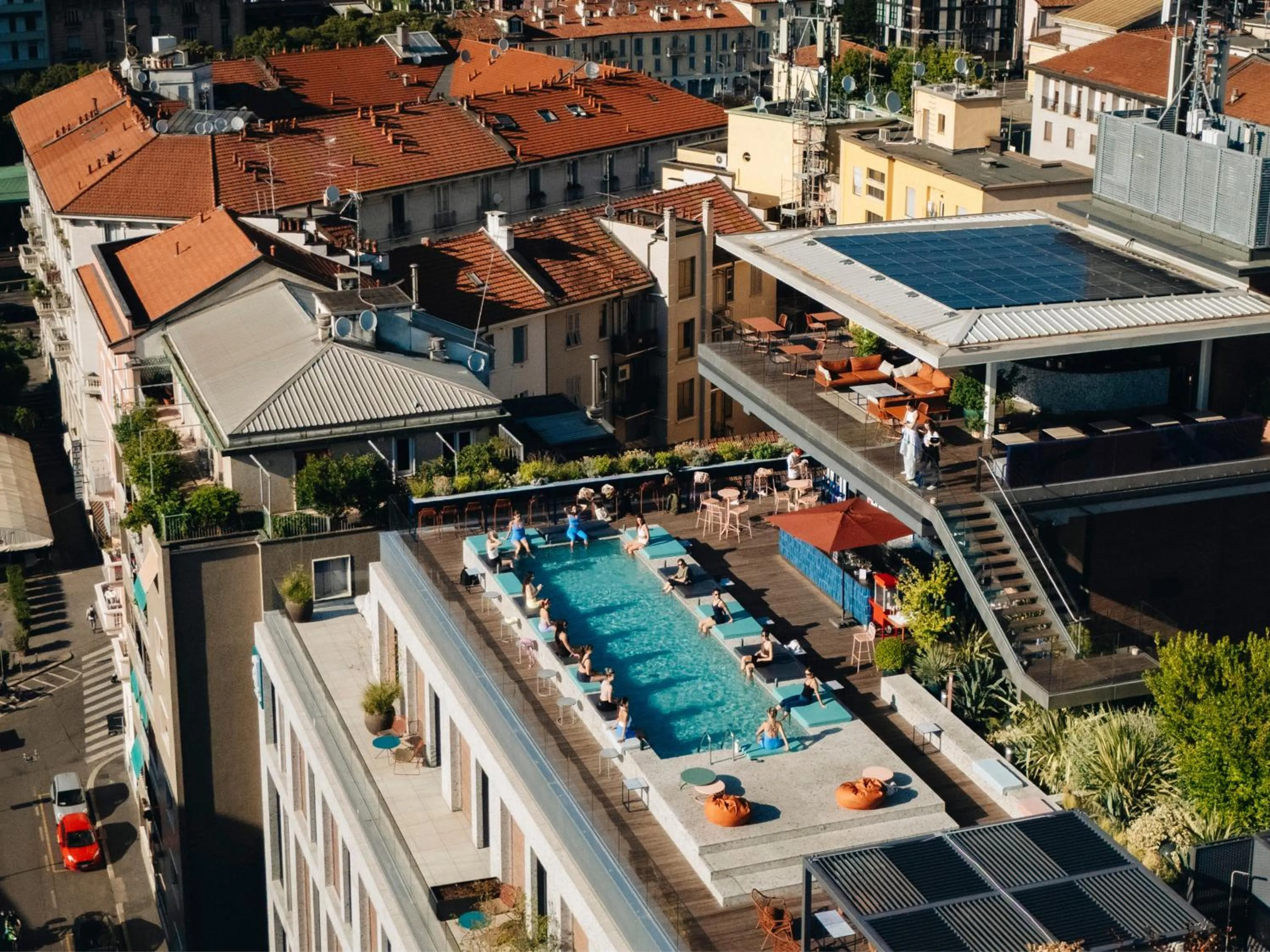 Bird's eye view in 21 House of Stories Navigli