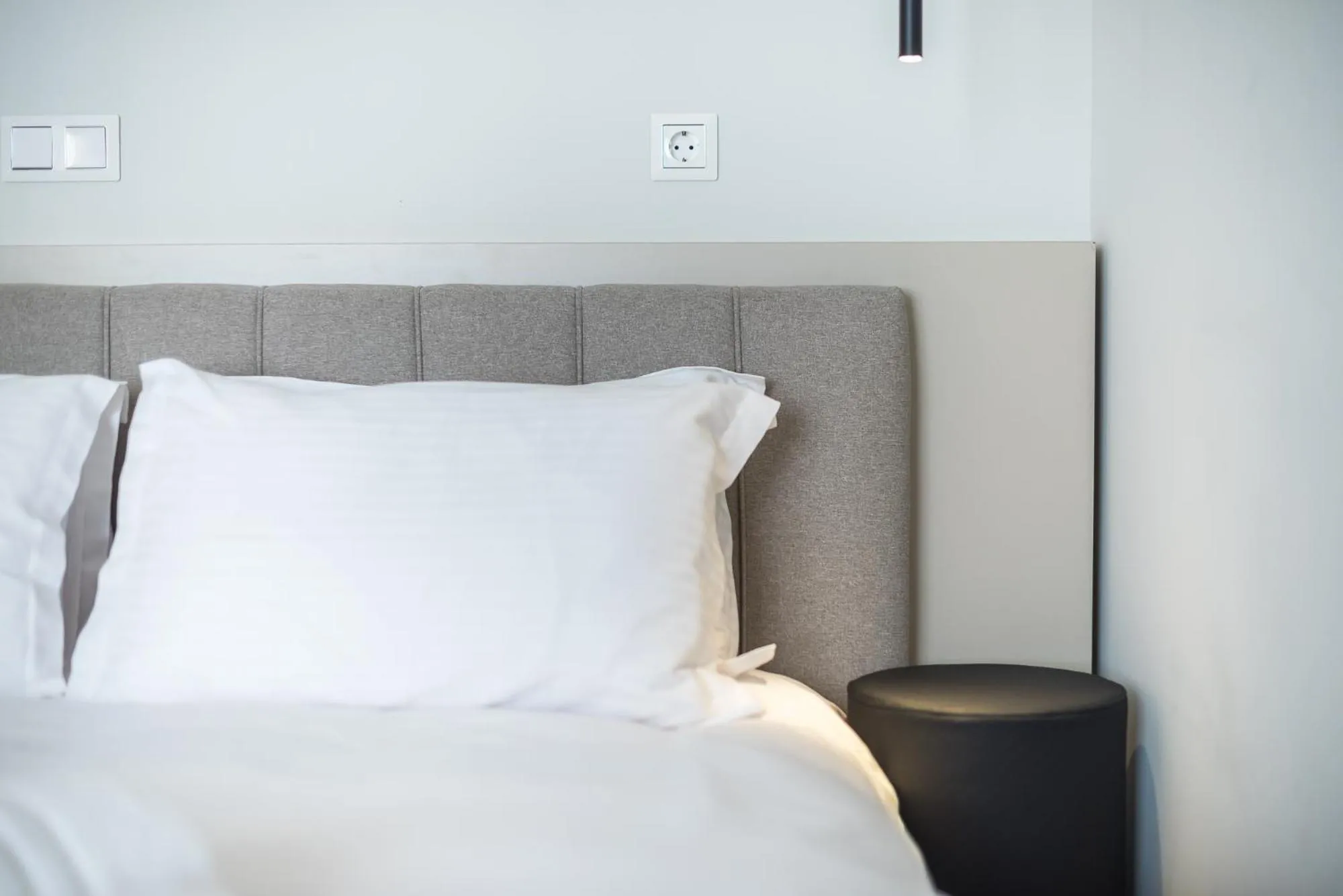 Bed in Aeiphoria Suites & Rooms - Athens