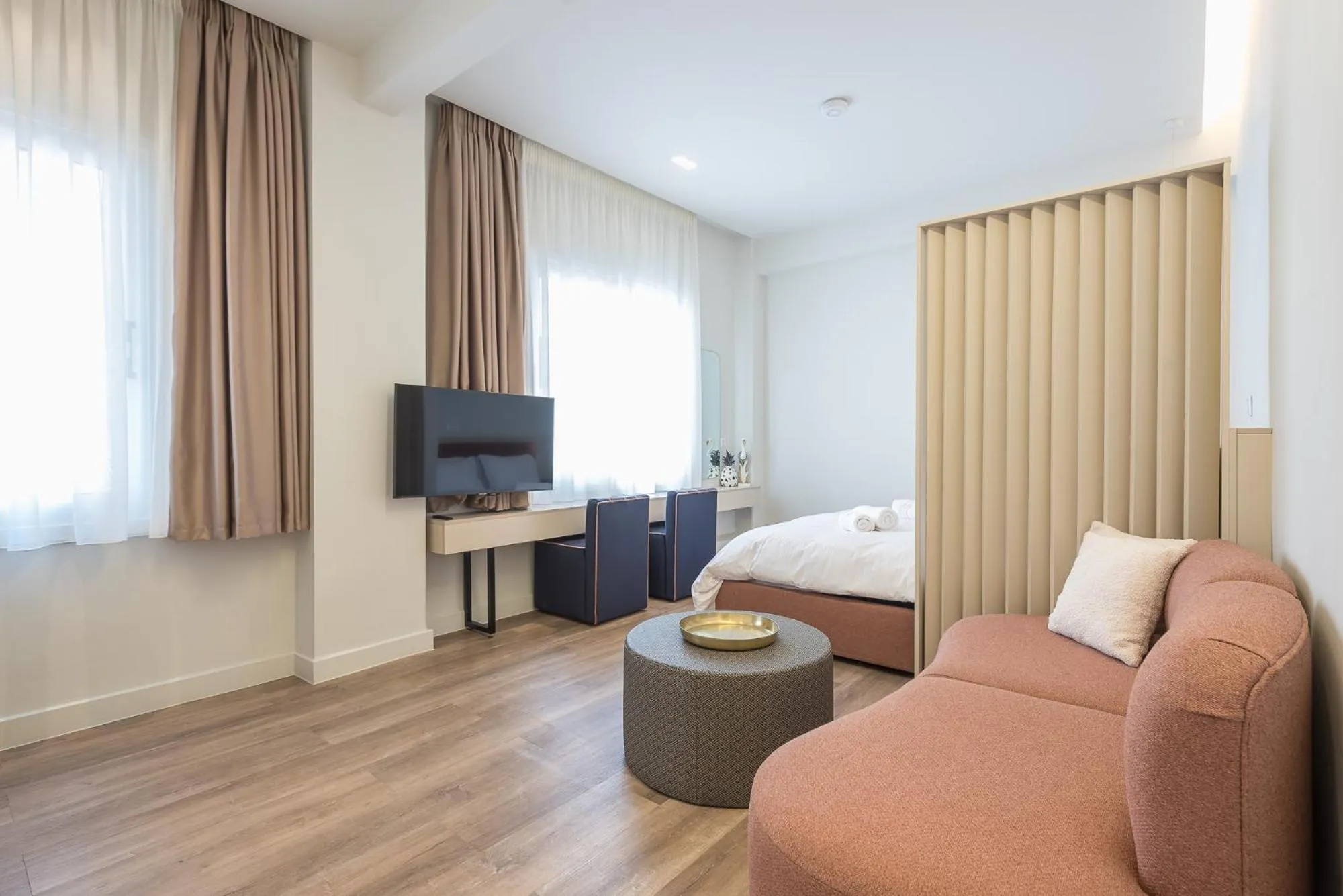 Photo of the whole room, Bed in Aeiphoria Suites & Rooms - Athens