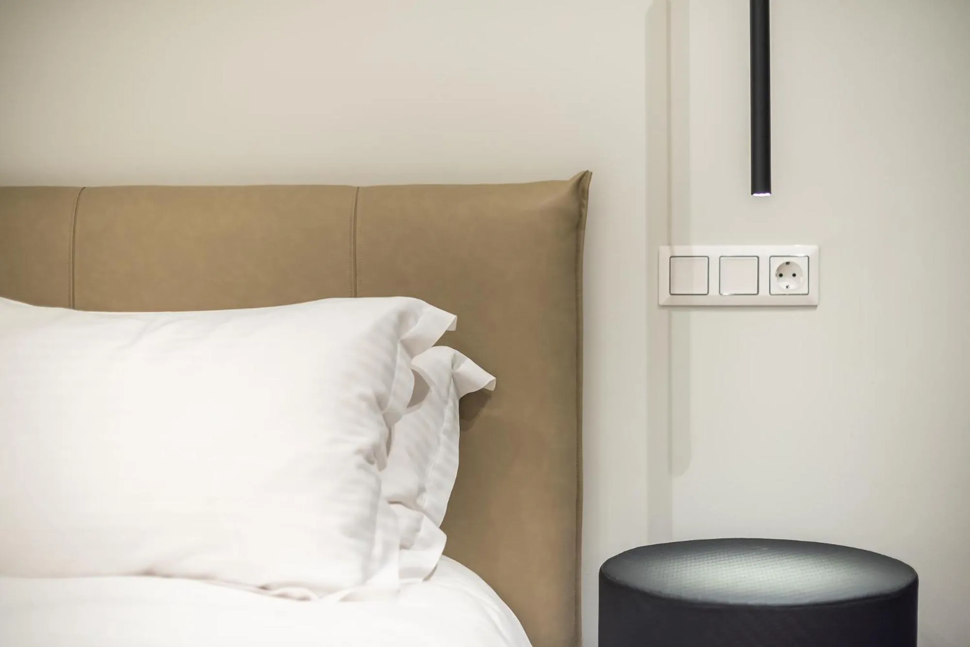 Bed in Aeiphoria Suites & Rooms - Athens