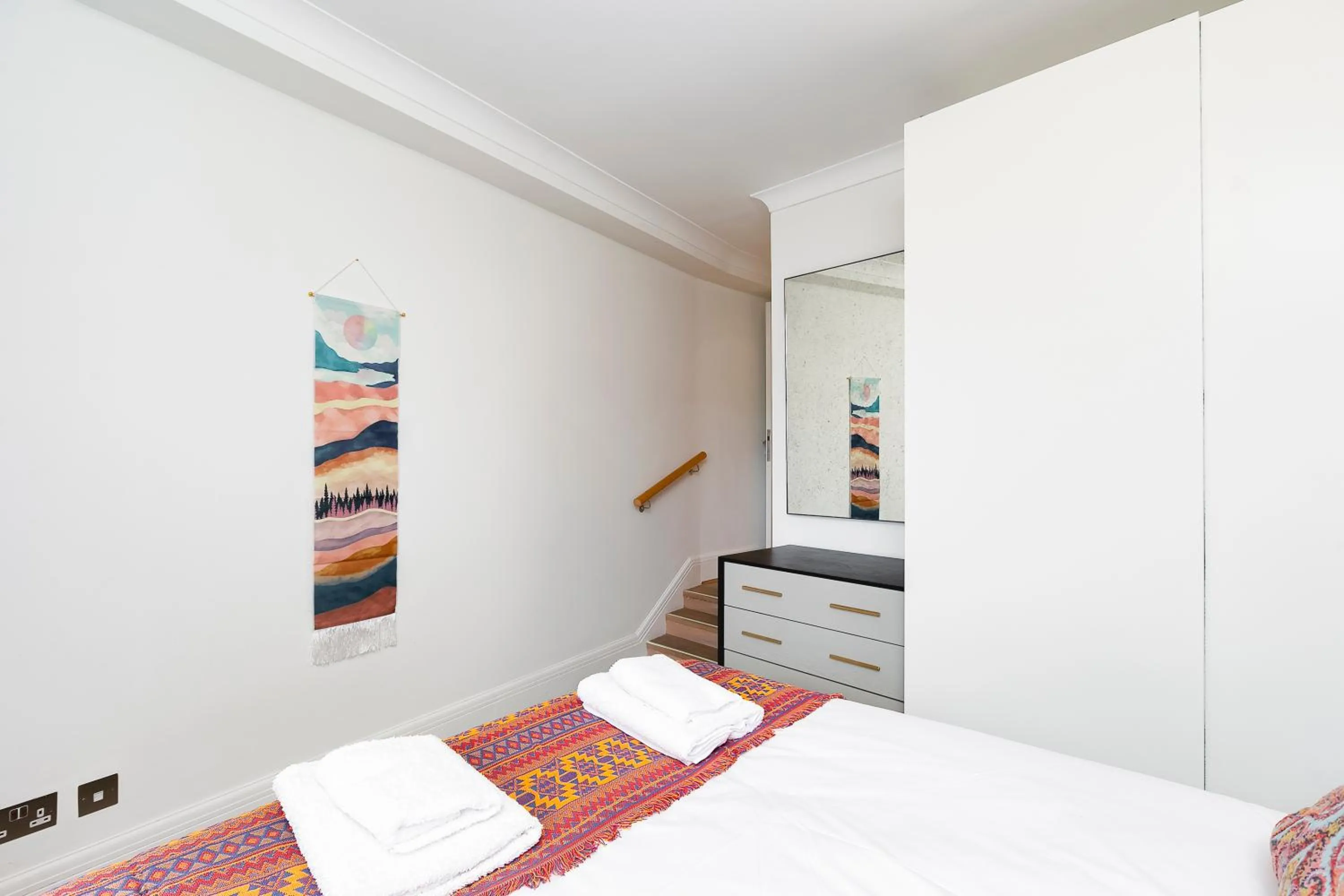 wardrobe, Bed in ' Luxury & Spacious AirConditioned 4 Bed 4 Bath Apartment '