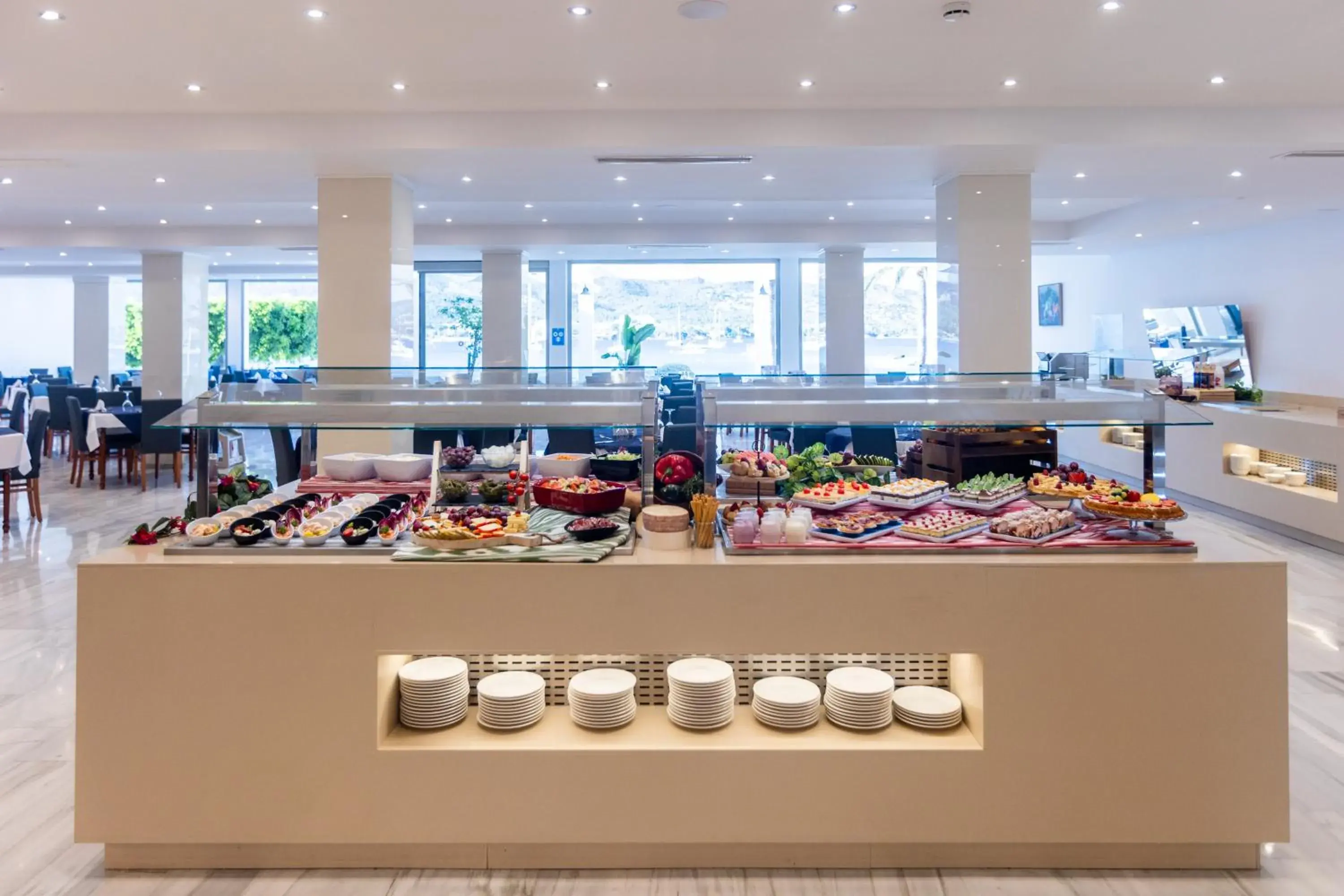 Buffet breakfast in Seramar Hotel Comodoro Playa Buffet breakfast in Seramar Hotel Comodoro Playa