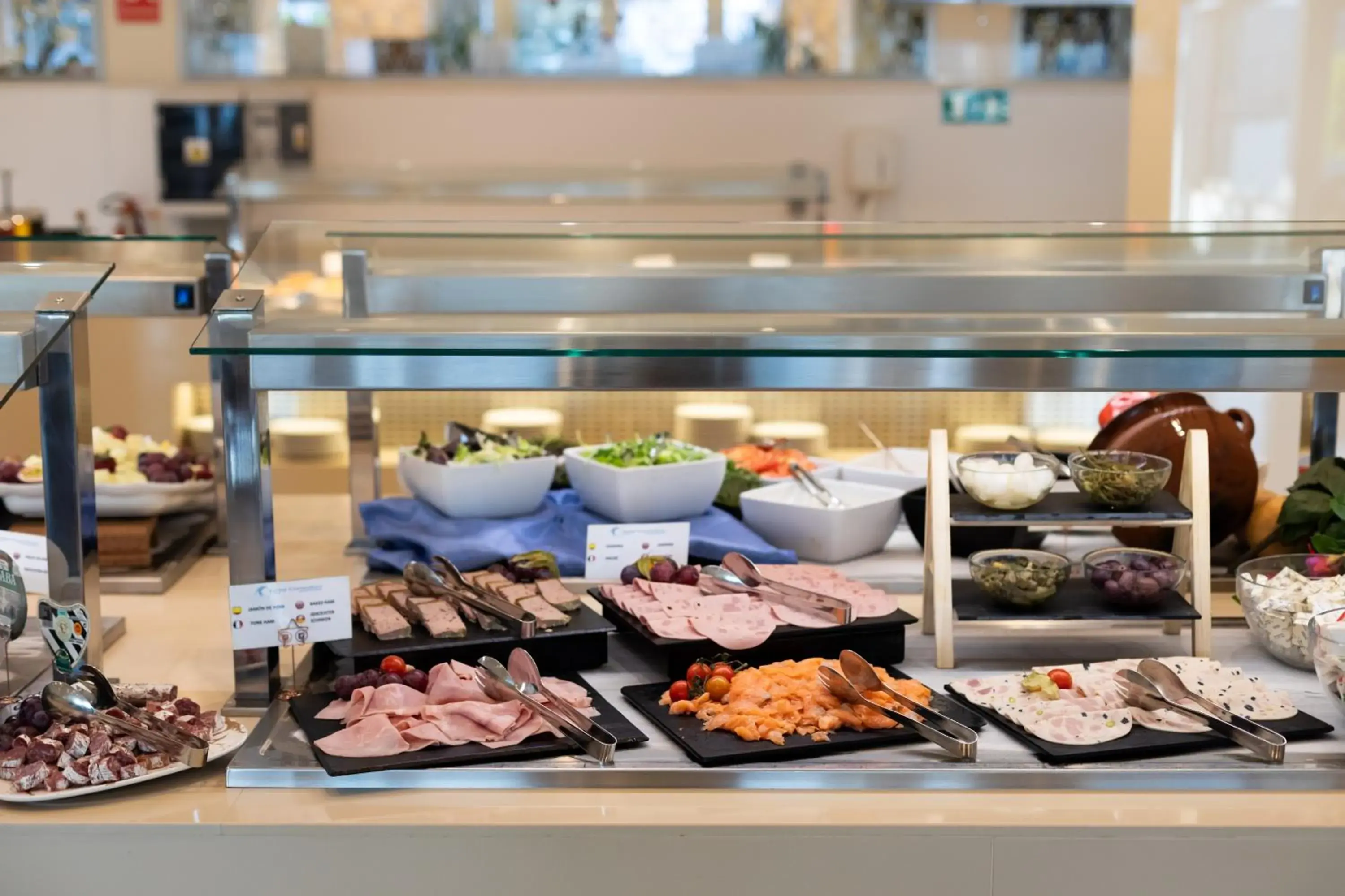 Buffet breakfast in Seramar Hotel Comodoro Playa Buffet breakfast in Seramar Hotel Comodoro Playa