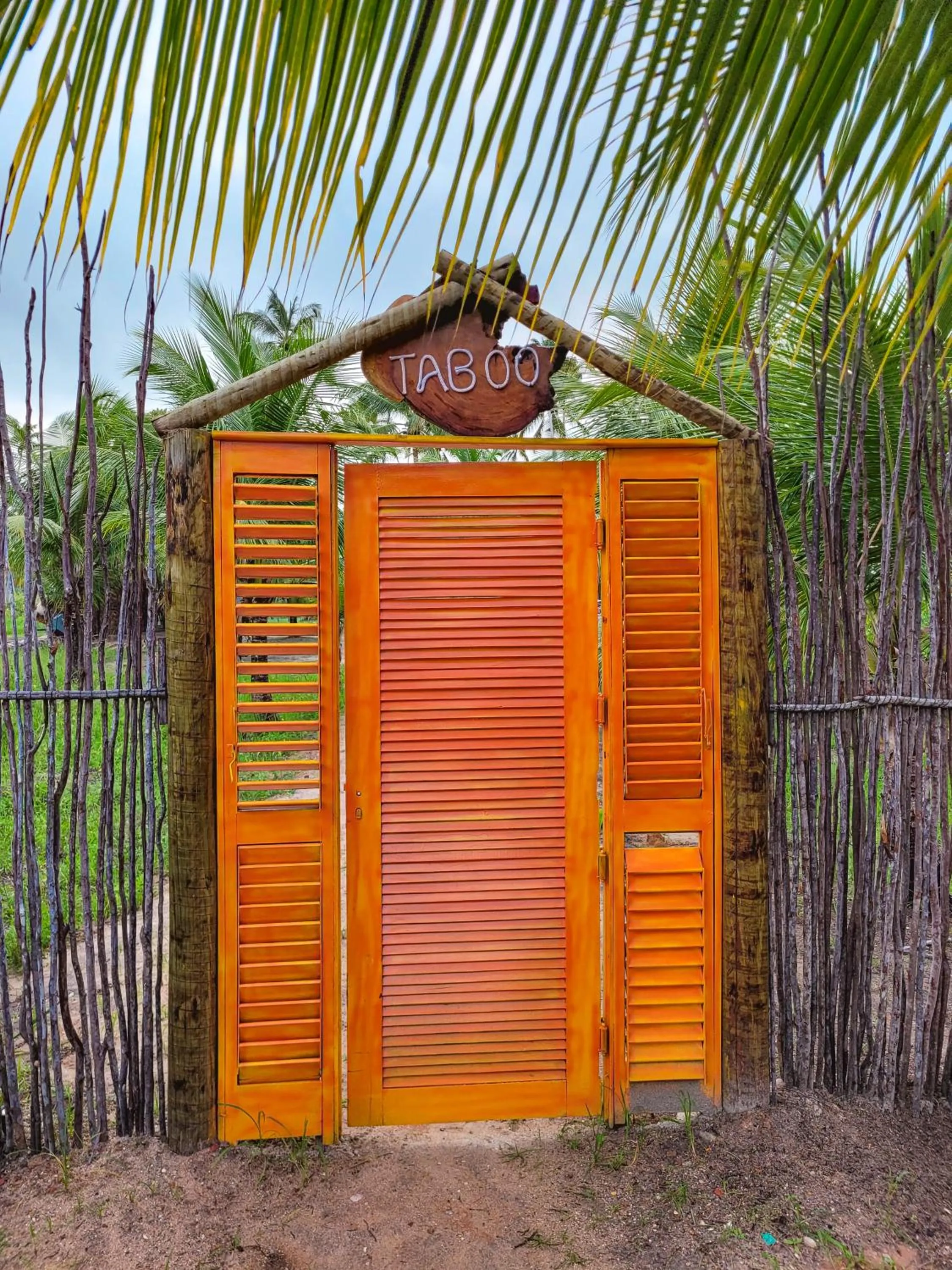 Garden view in Taboo Milagres