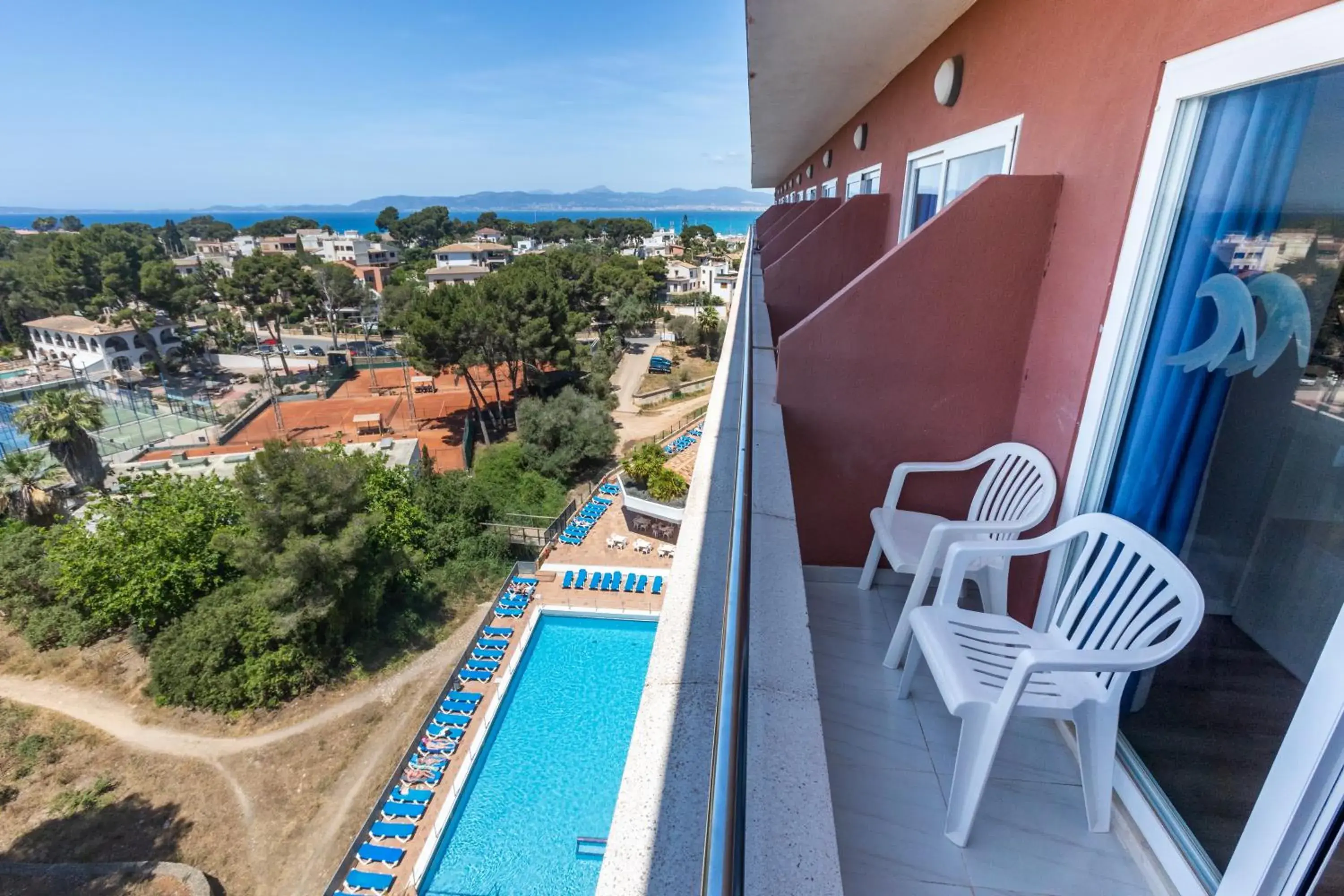 Pool view in Seramar Hotel Luna Park Adults Only Pool view in Seramar Hotel Luna Park Adults Only