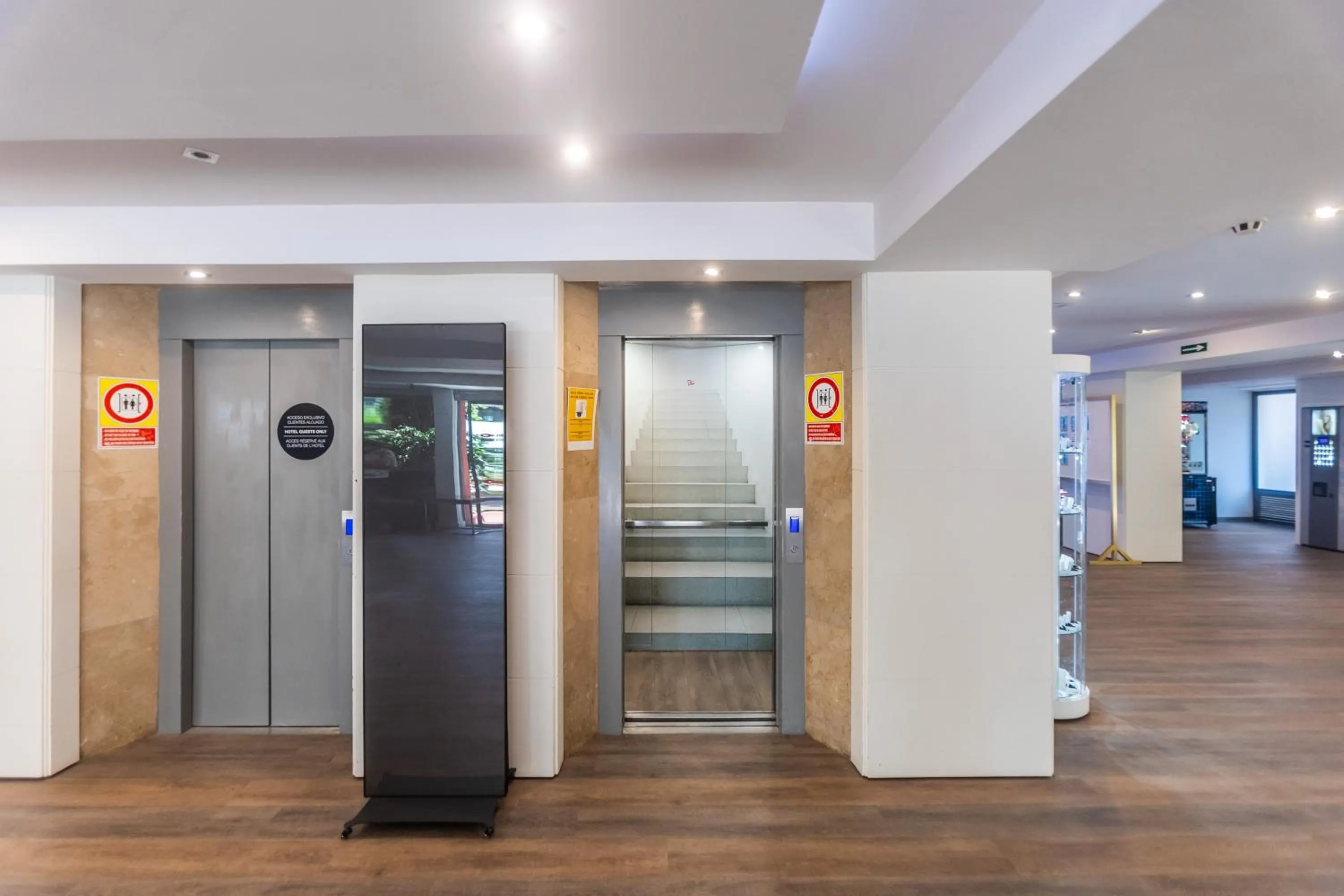 elevator in Seramar Hotel Luna Park Adults Only