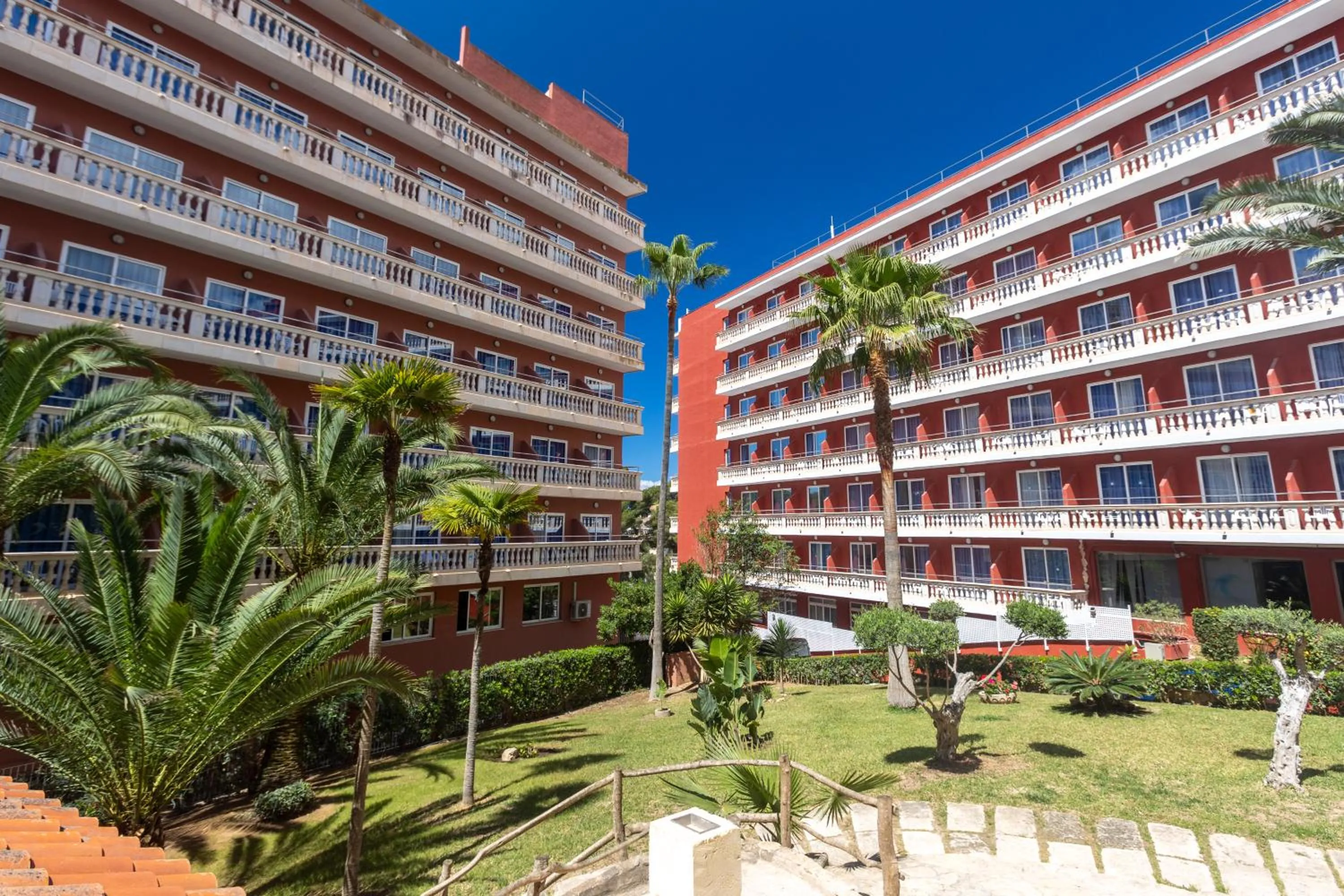 Garden view in Seramar Hotel Luna Park Adults Only