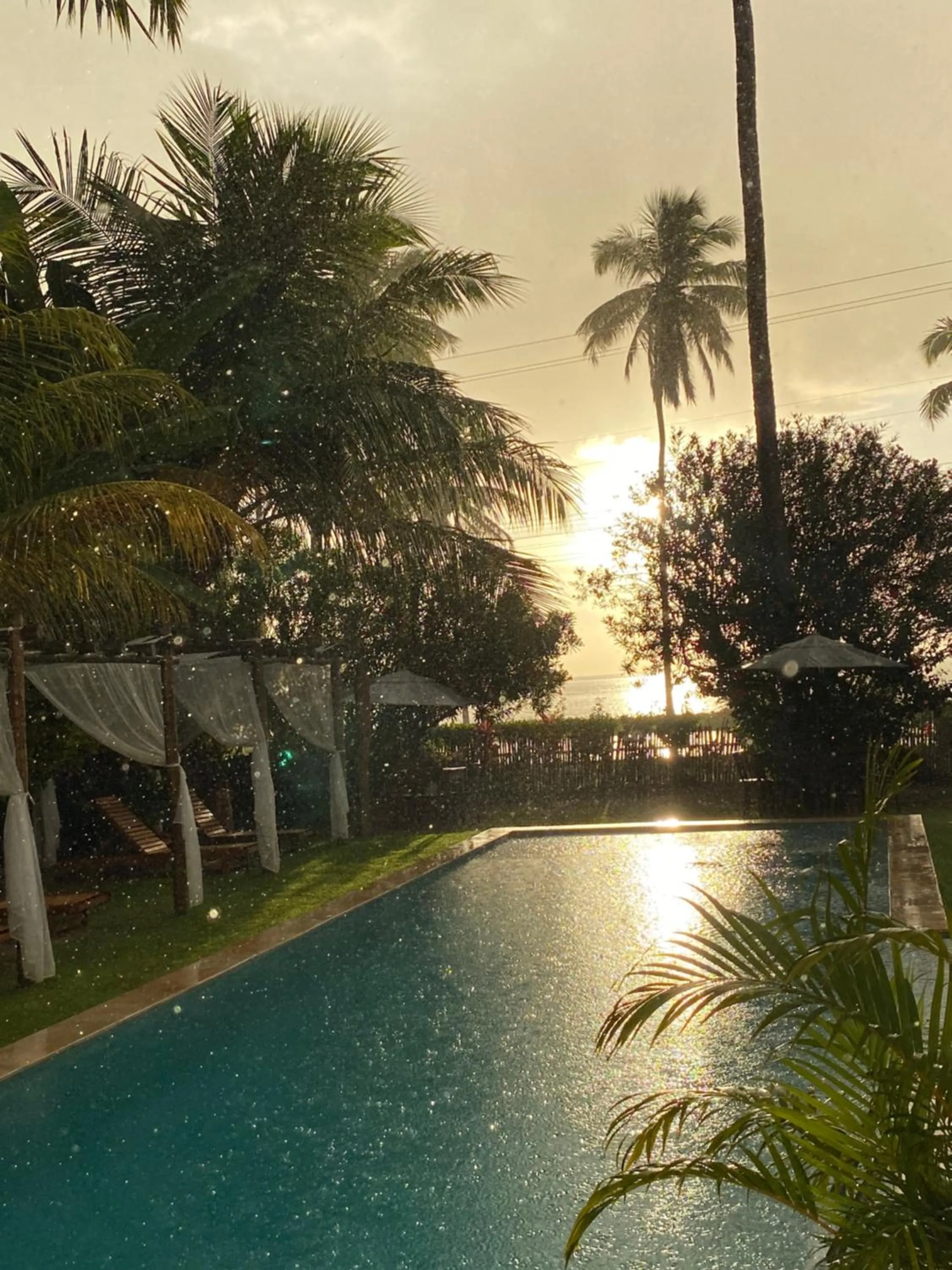 Pool view in Pousada San Giovanni