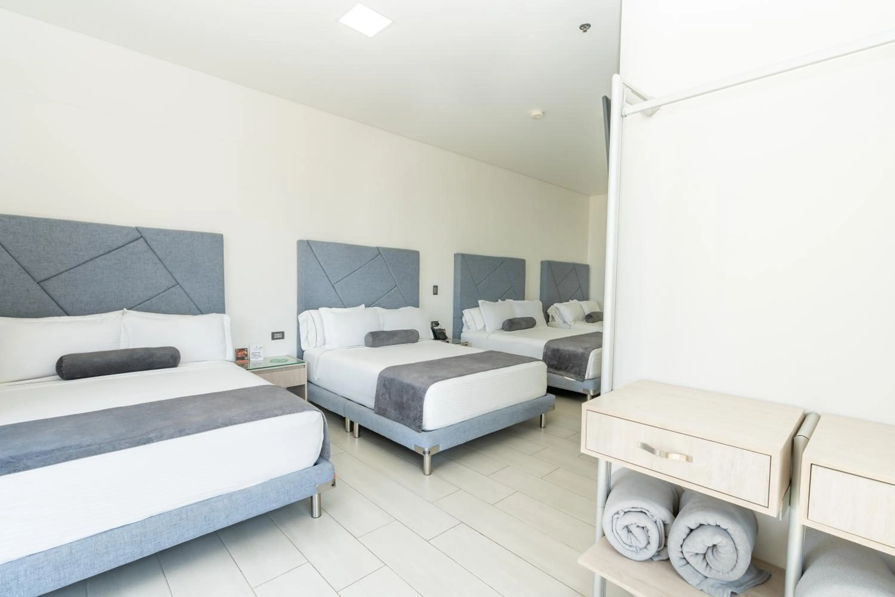 Bed in Hotel Marco Polo Rodadero