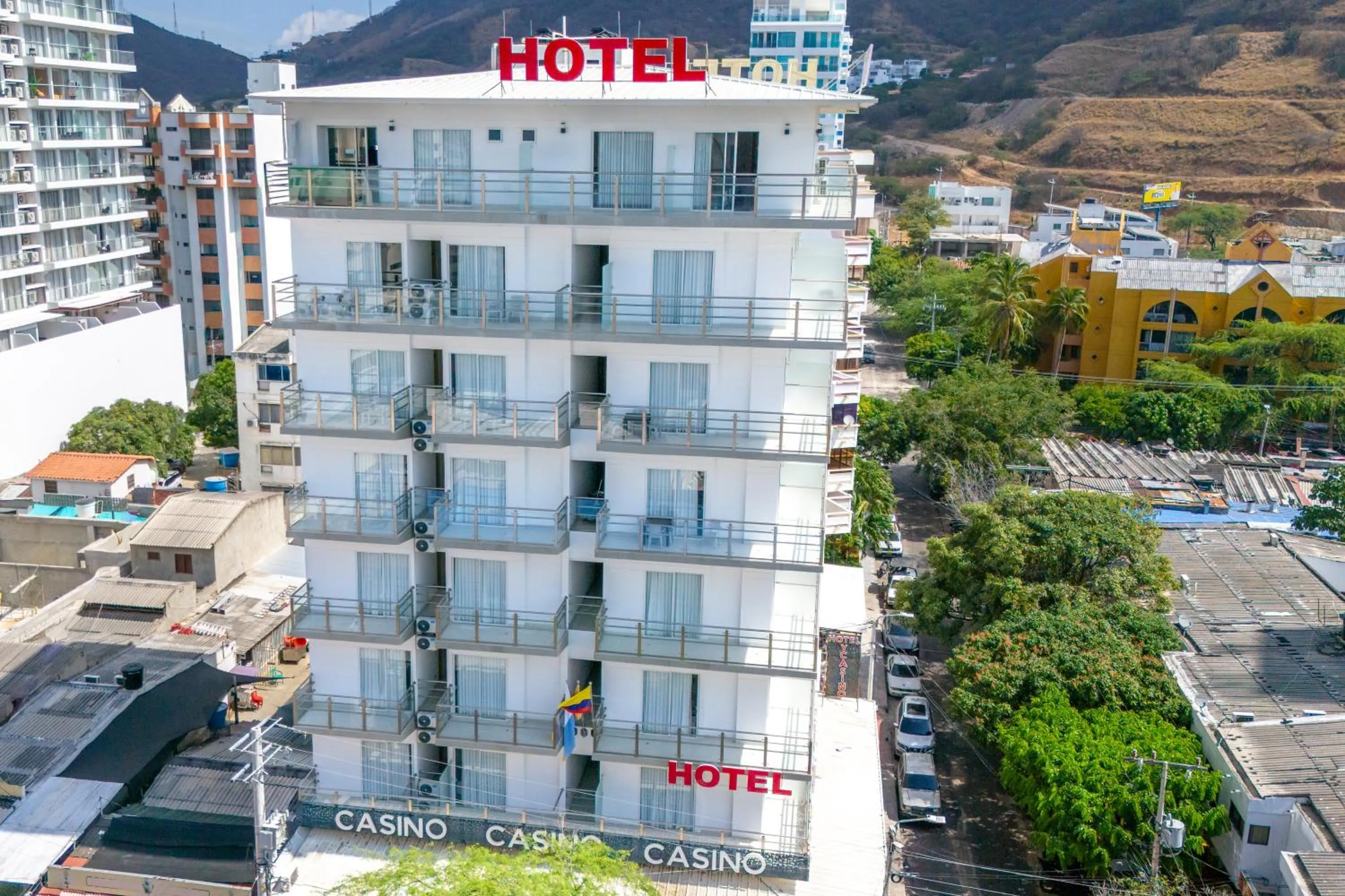 Property building in Hotel Marco Polo Rodadero