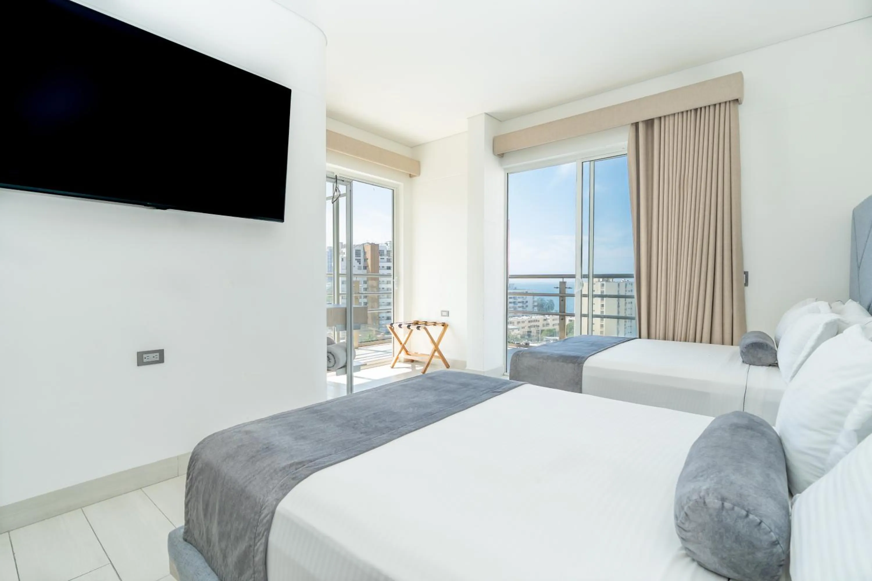 Bed in Hotel Marco Polo Rodadero