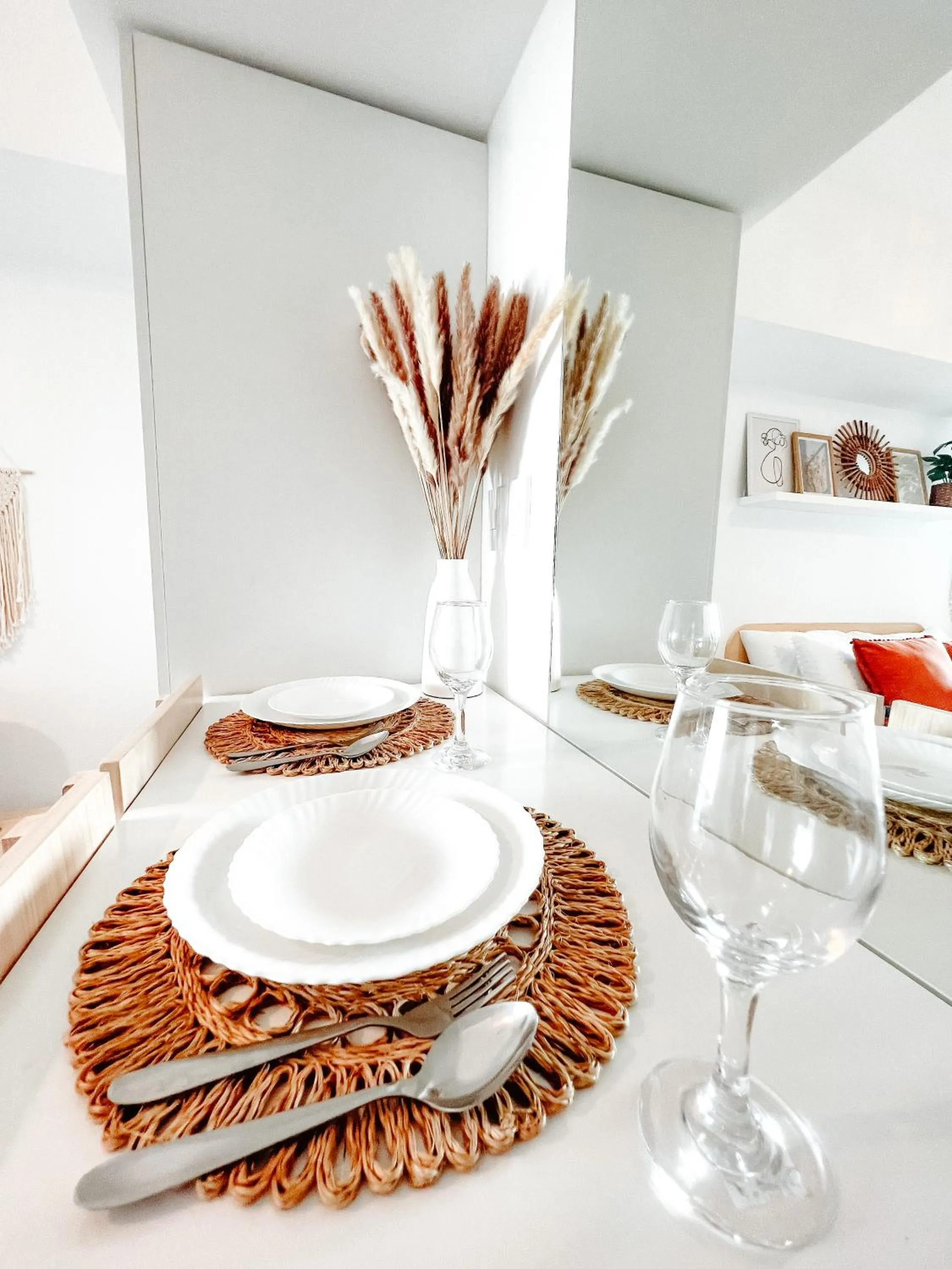 Dining area in Serenity Sanctuary at Azure North Residences