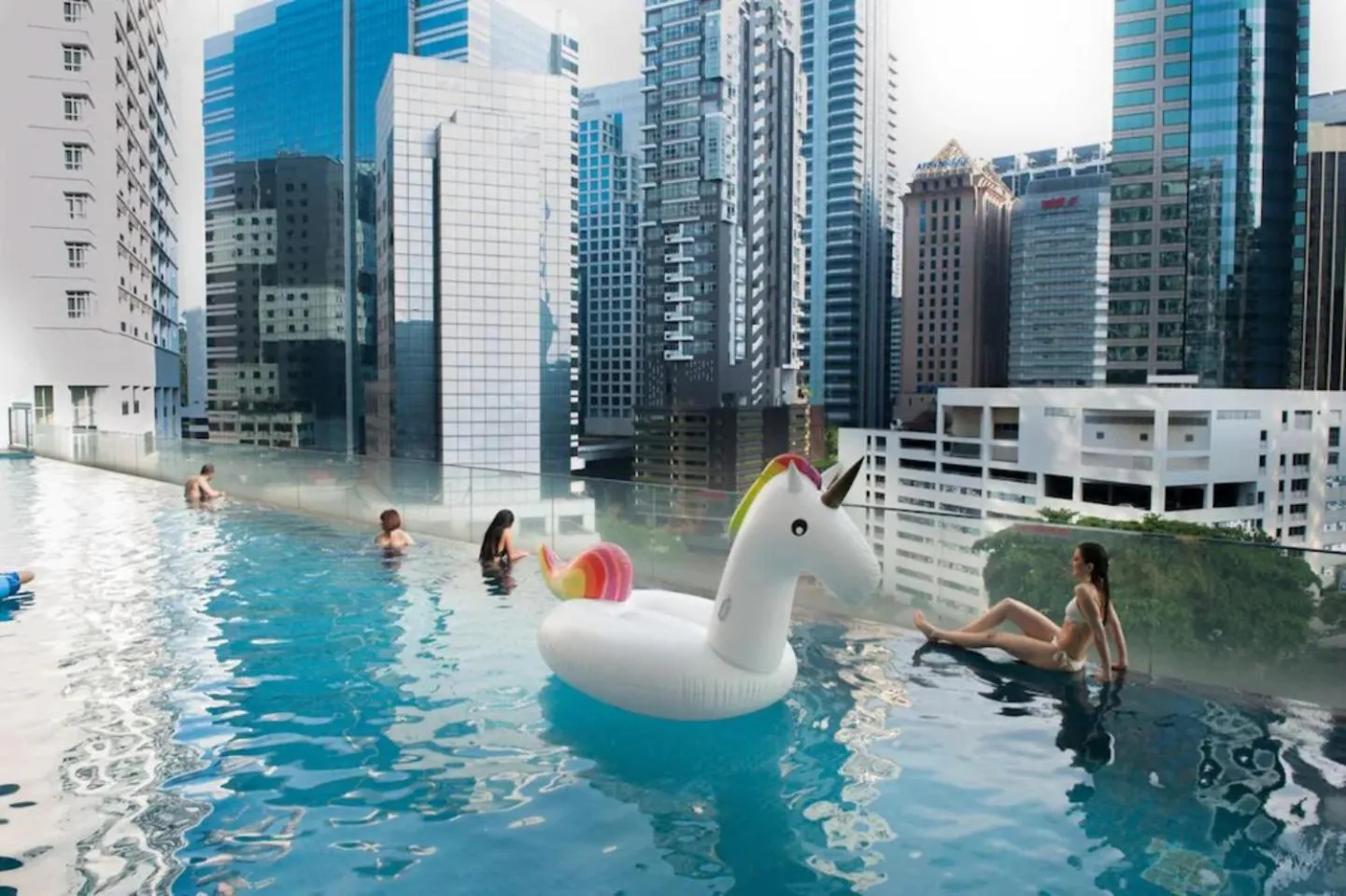 Pool view in RS Suites In Bukit Bintang