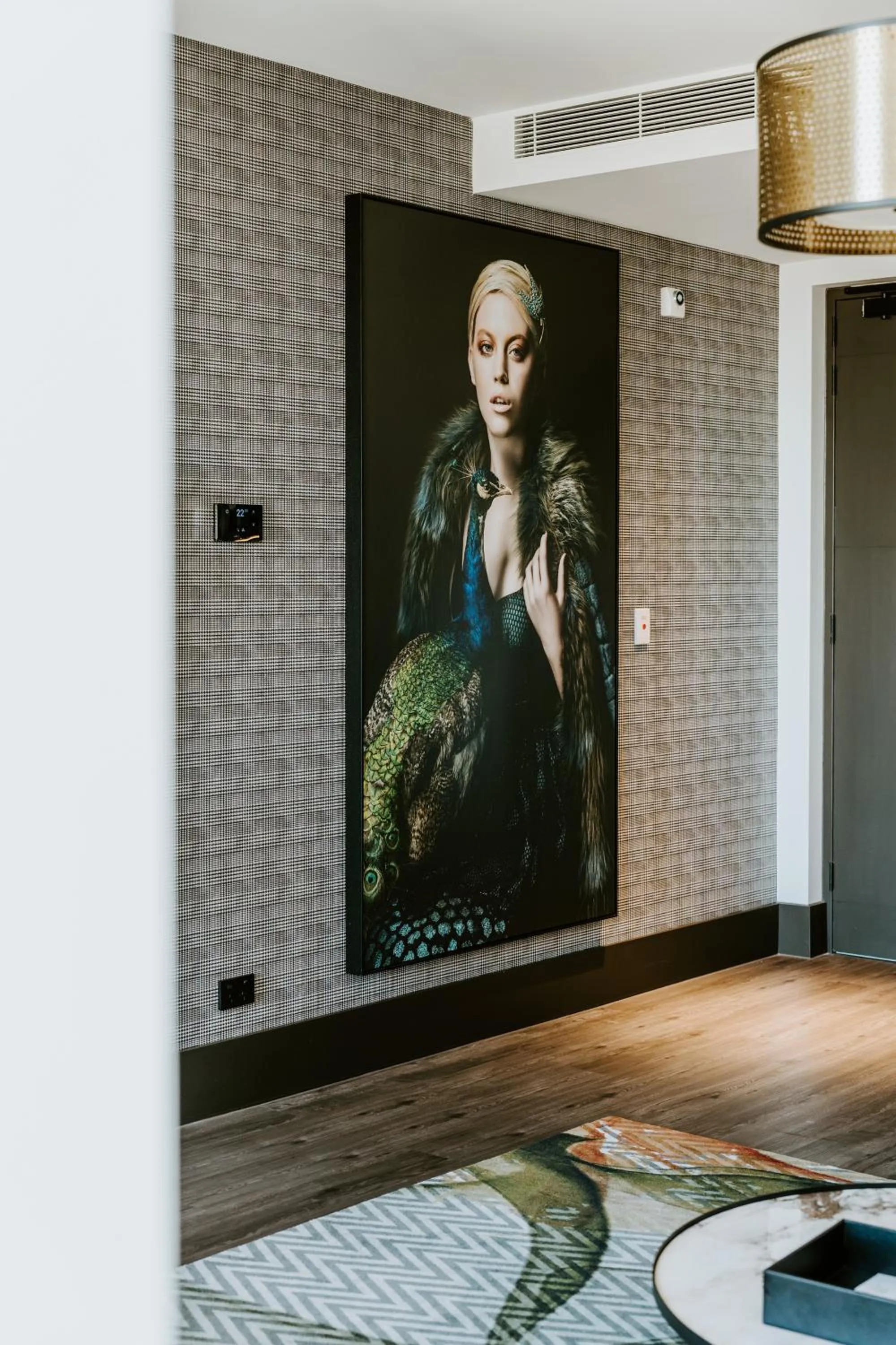 Decorative detail in The Motley Hotel Richmond, Tapestry Collection by Hilton