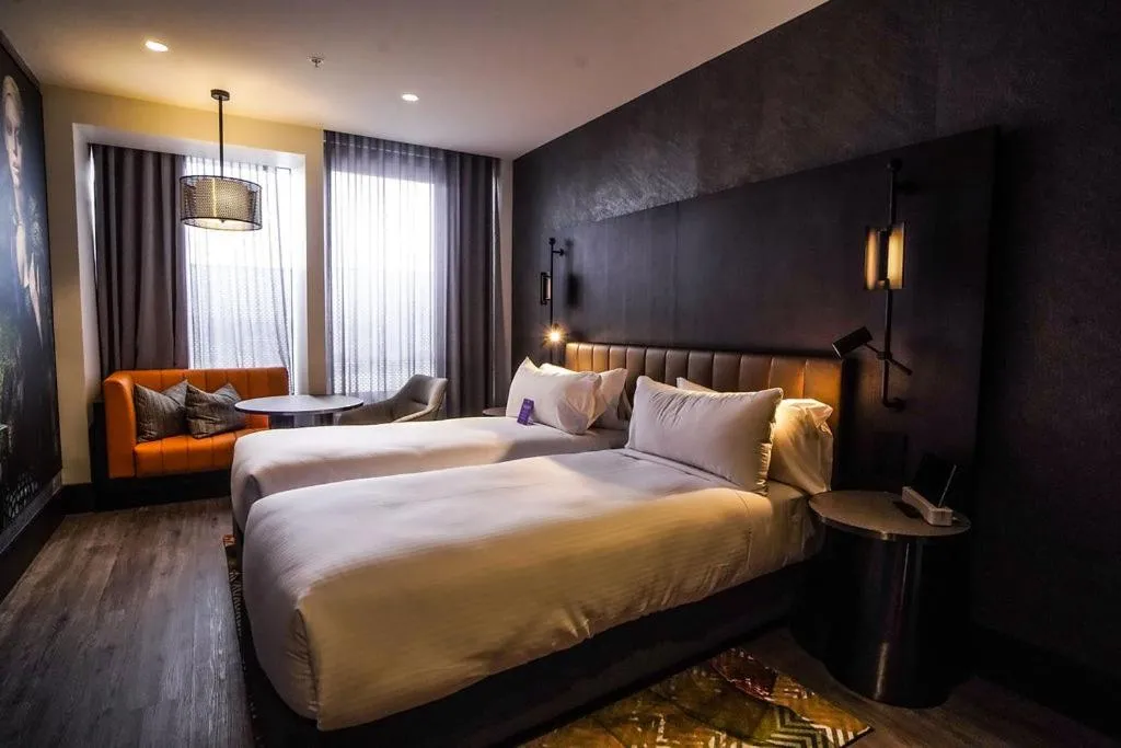 Bed in The Motley Hotel Richmond, Tapestry Collection by Hilton
