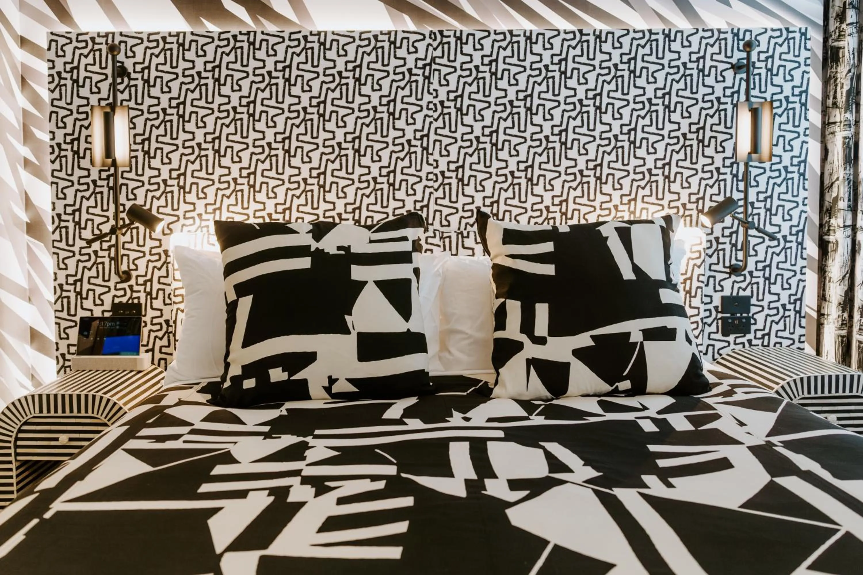 Bed in The Motley Hotel Richmond, Tapestry Collection by Hilton