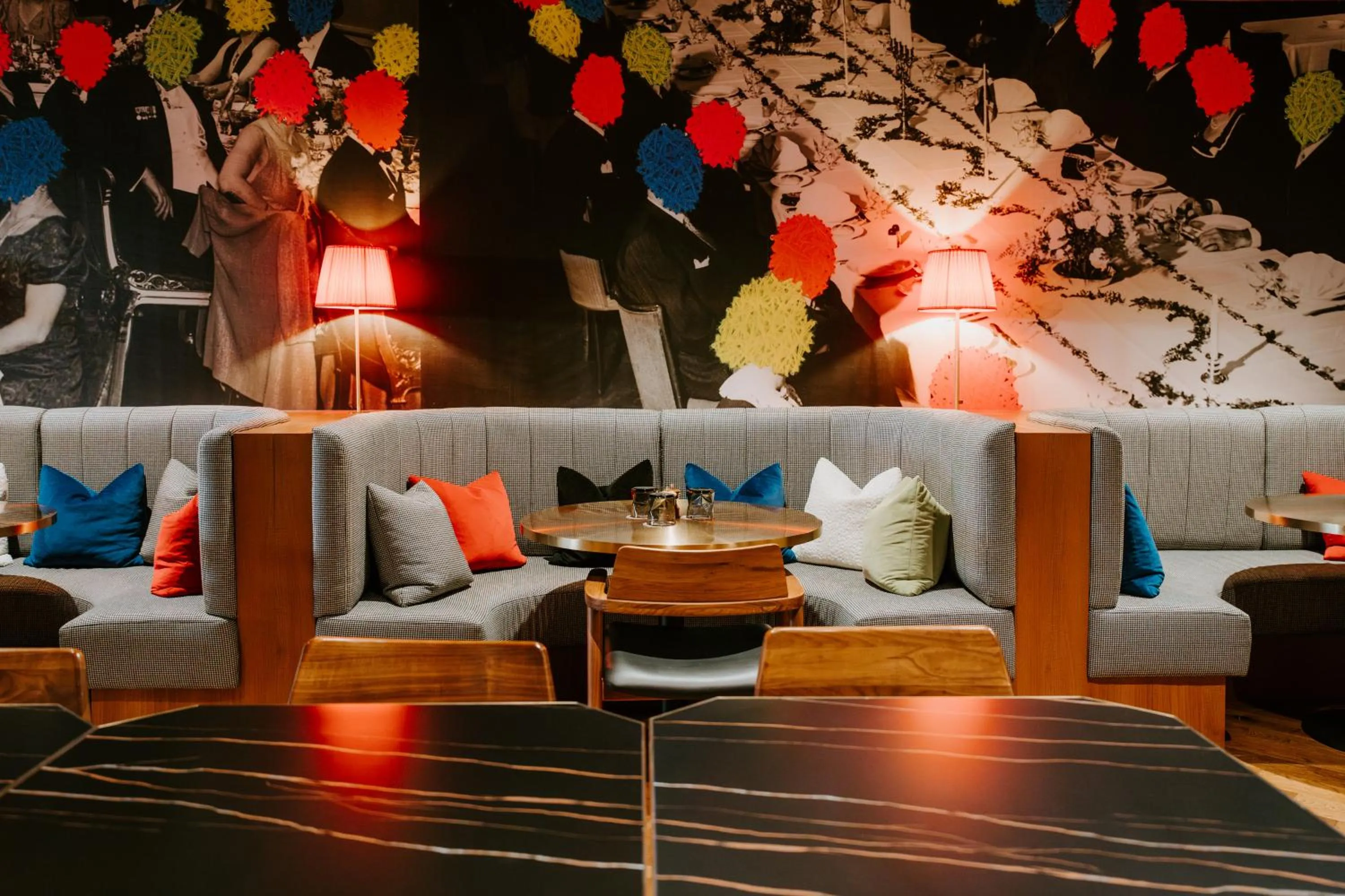 Living room in The Motley Hotel Richmond, Tapestry Collection by Hilton