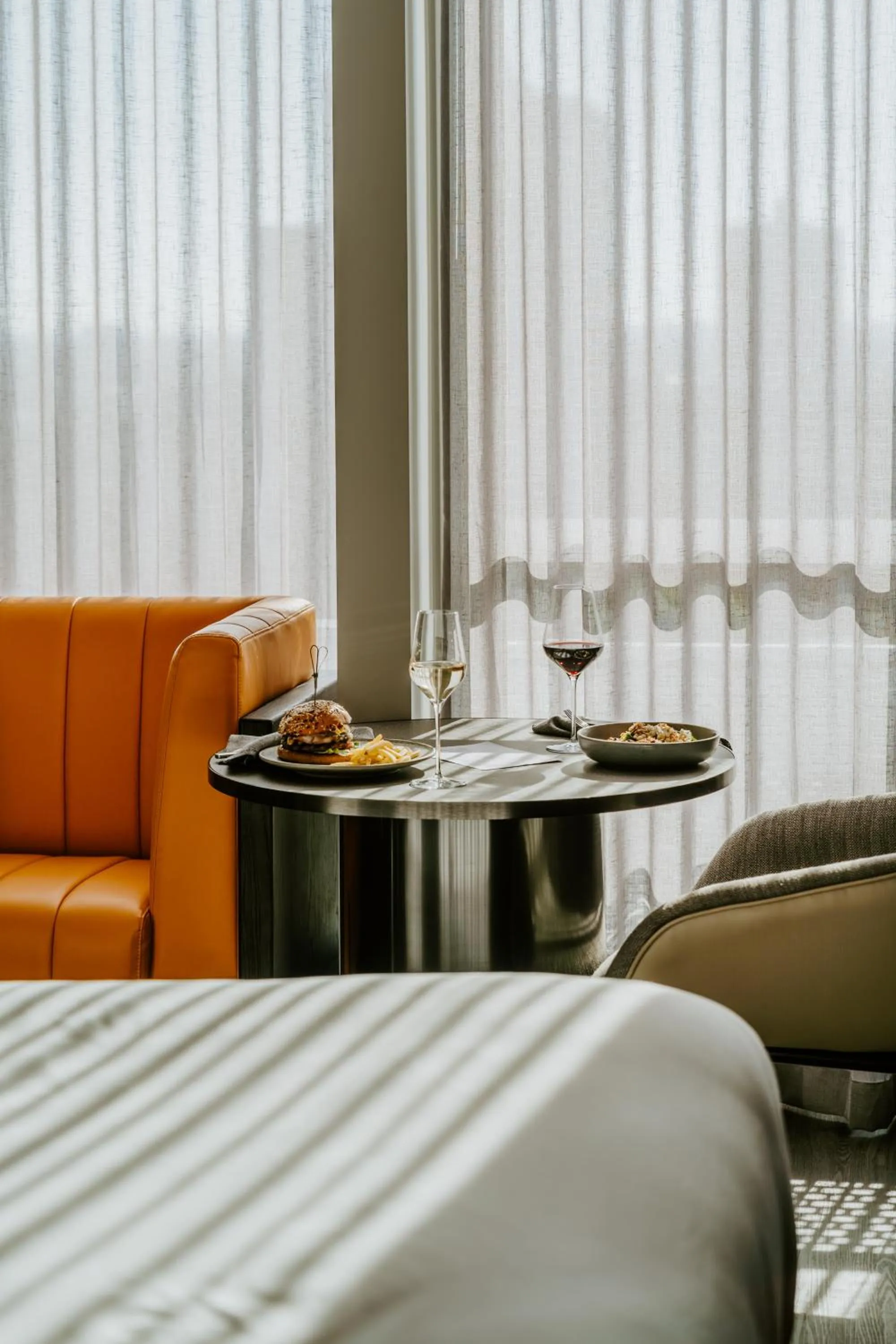 Living room in The Motley Hotel Richmond, Tapestry Collection by Hilton