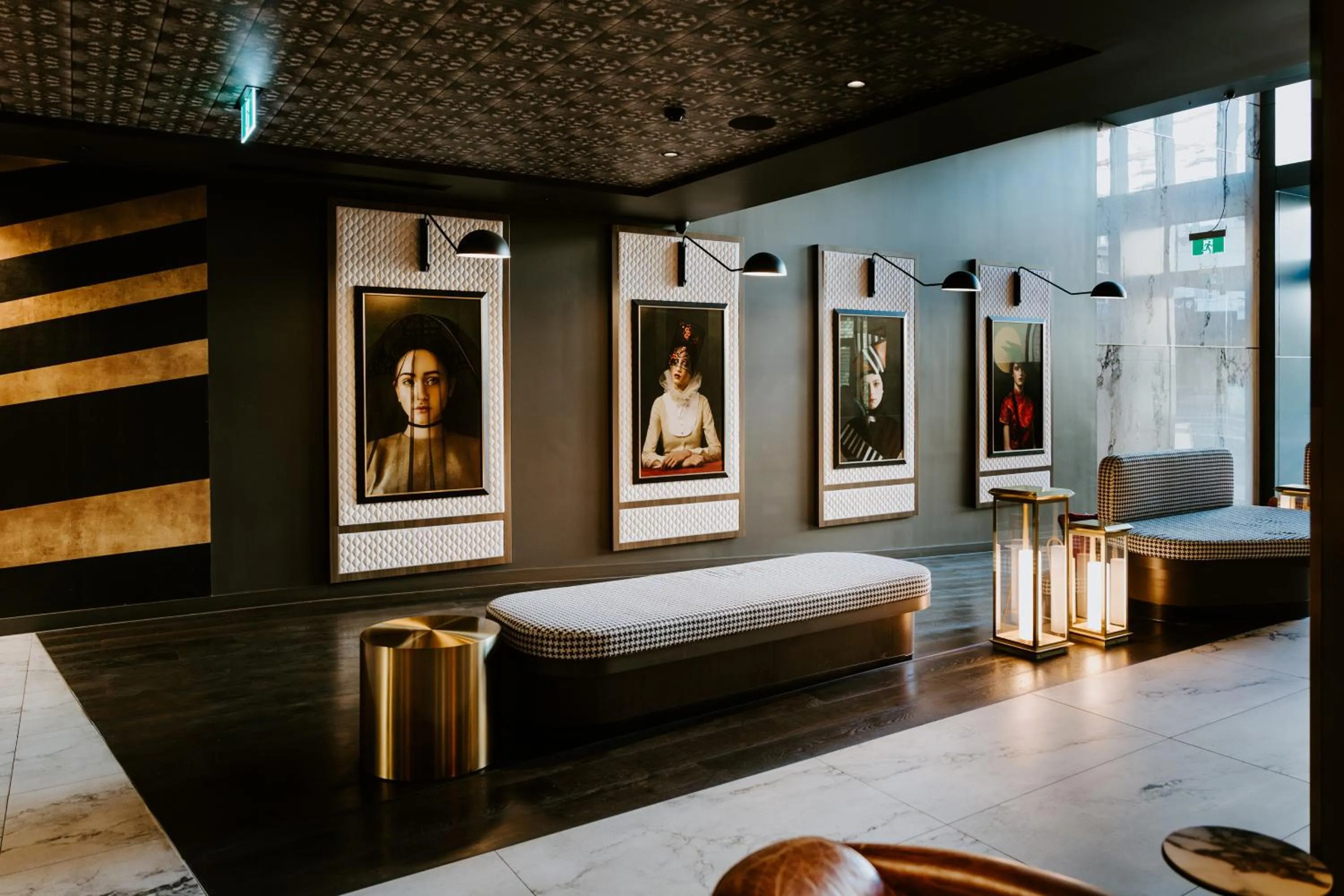 Decorative detail in The Motley Hotel Richmond, Tapestry Collection by Hilton