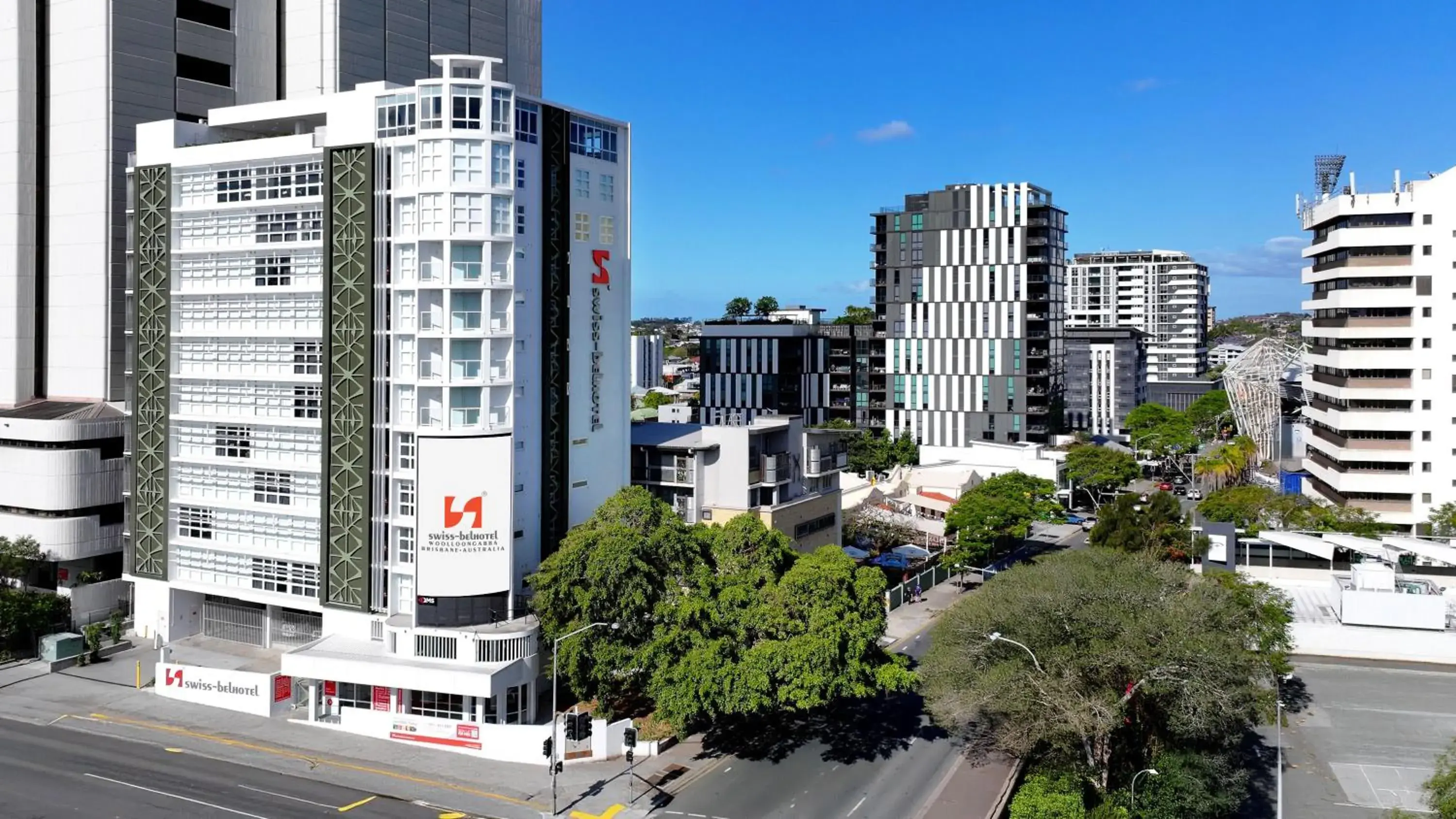 Property building in Swiss-Belhotel Woolloongabba, Brisbane Property building in Swiss-Belhotel Woolloongabba, Brisbane