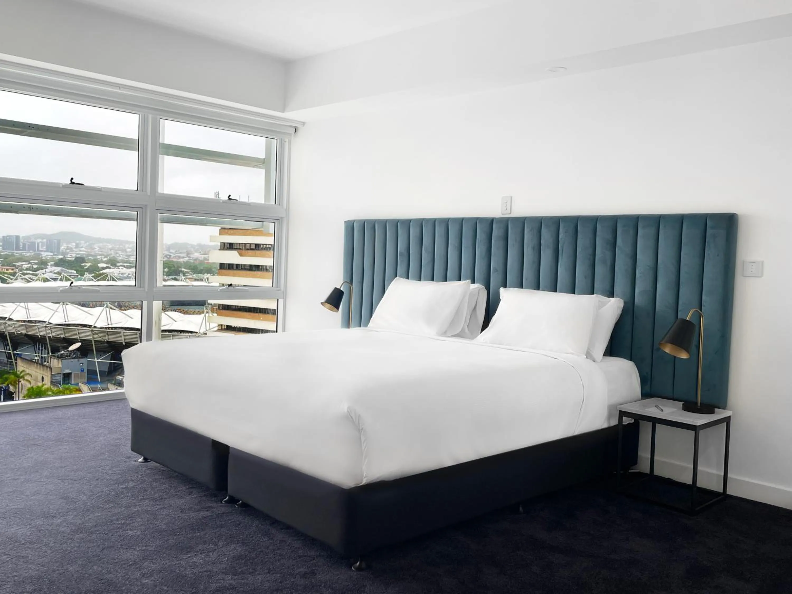 Bed in Swiss-Belhotel Woolloongabba, Brisbane