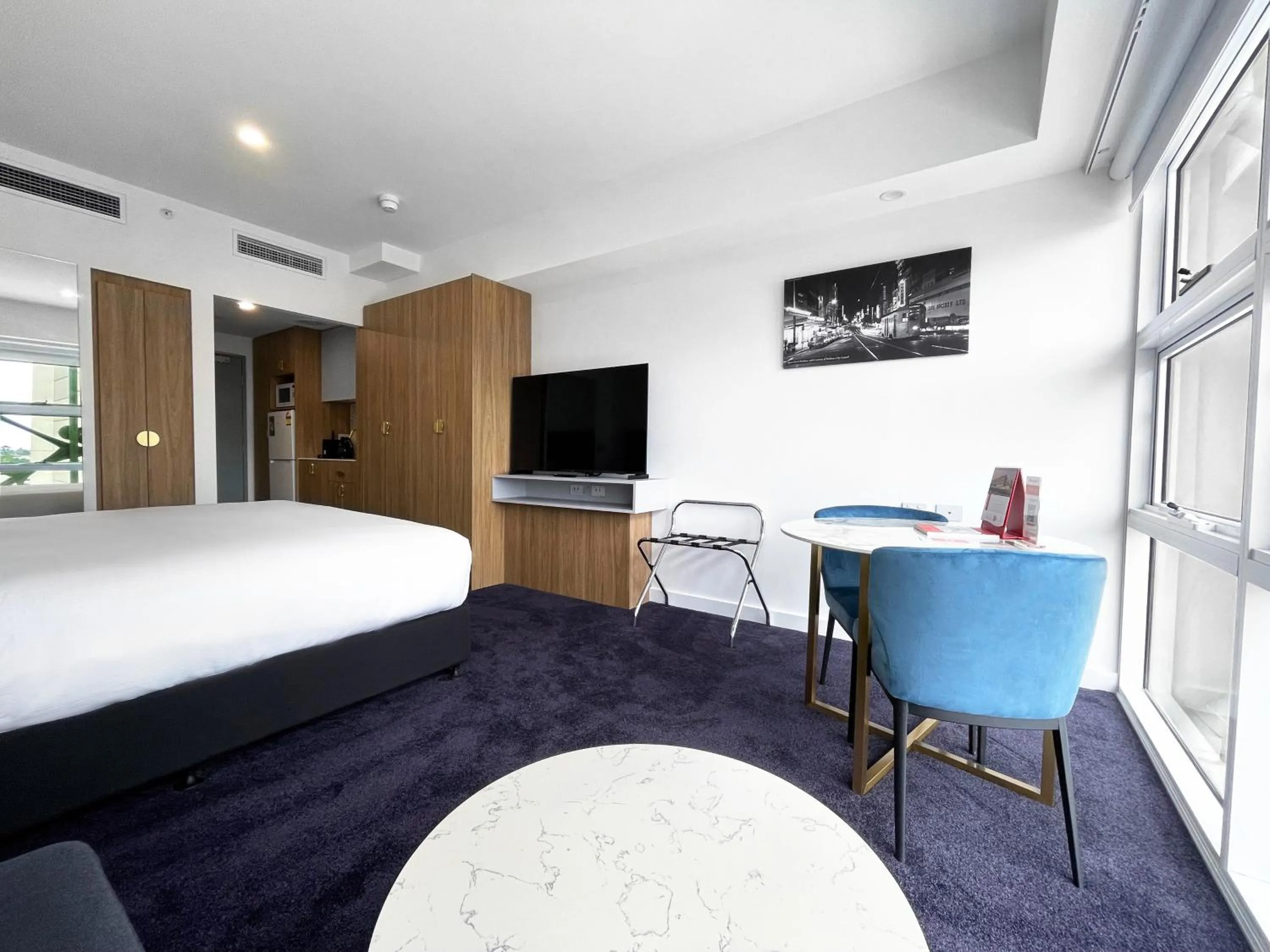 Bed in Swiss-Belhotel Woolloongabba, Brisbane