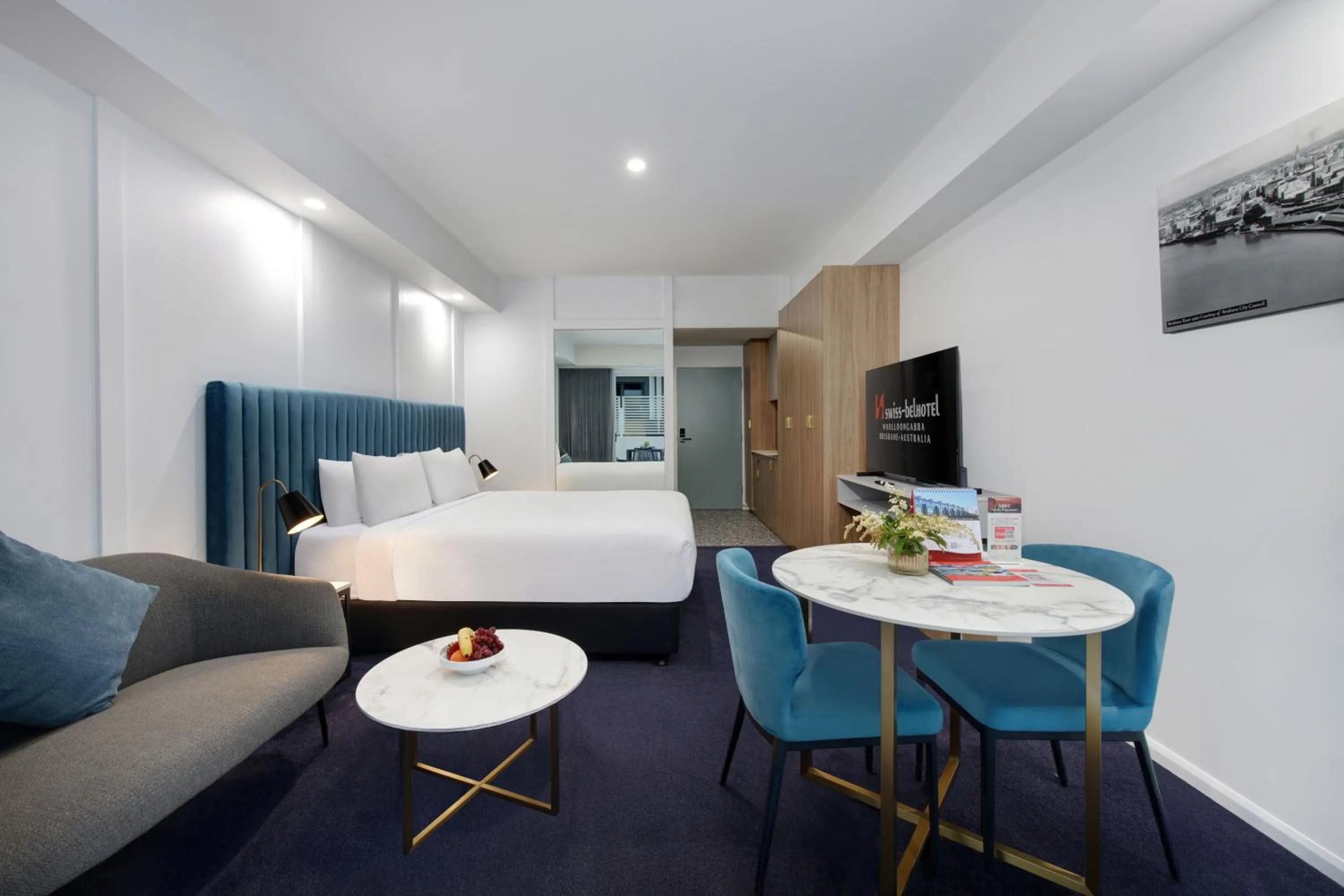 Bed in Swiss-Belhotel Woolloongabba, Brisbane