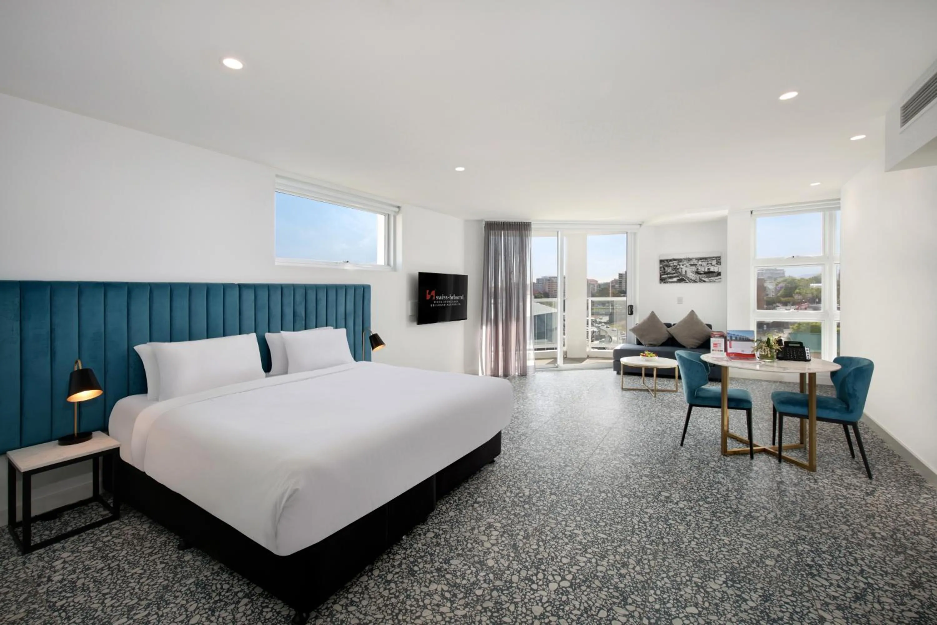 Bed in Swiss-Belhotel Woolloongabba, Brisbane