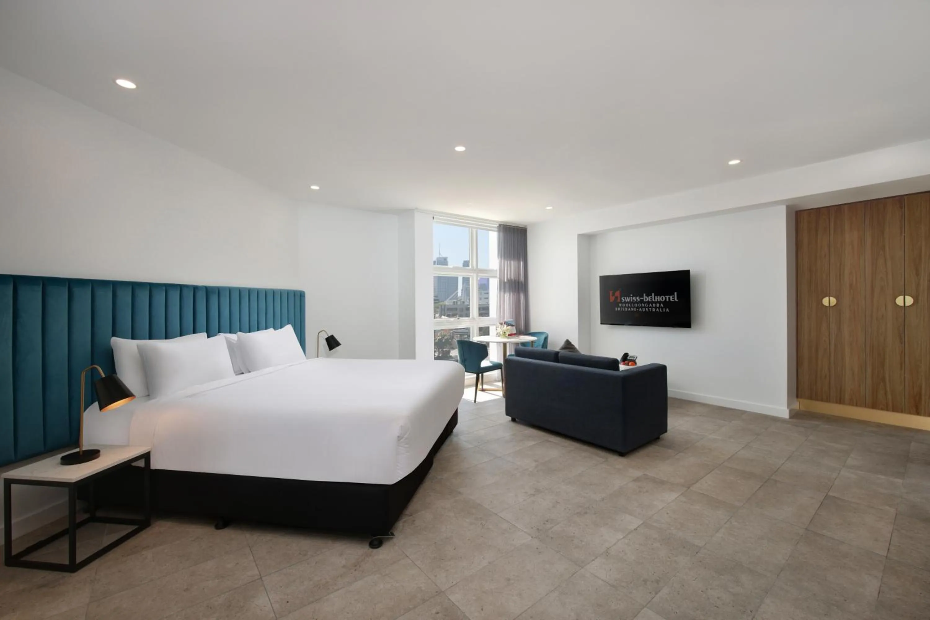 Bed in Swiss-Belhotel Woolloongabba, Brisbane