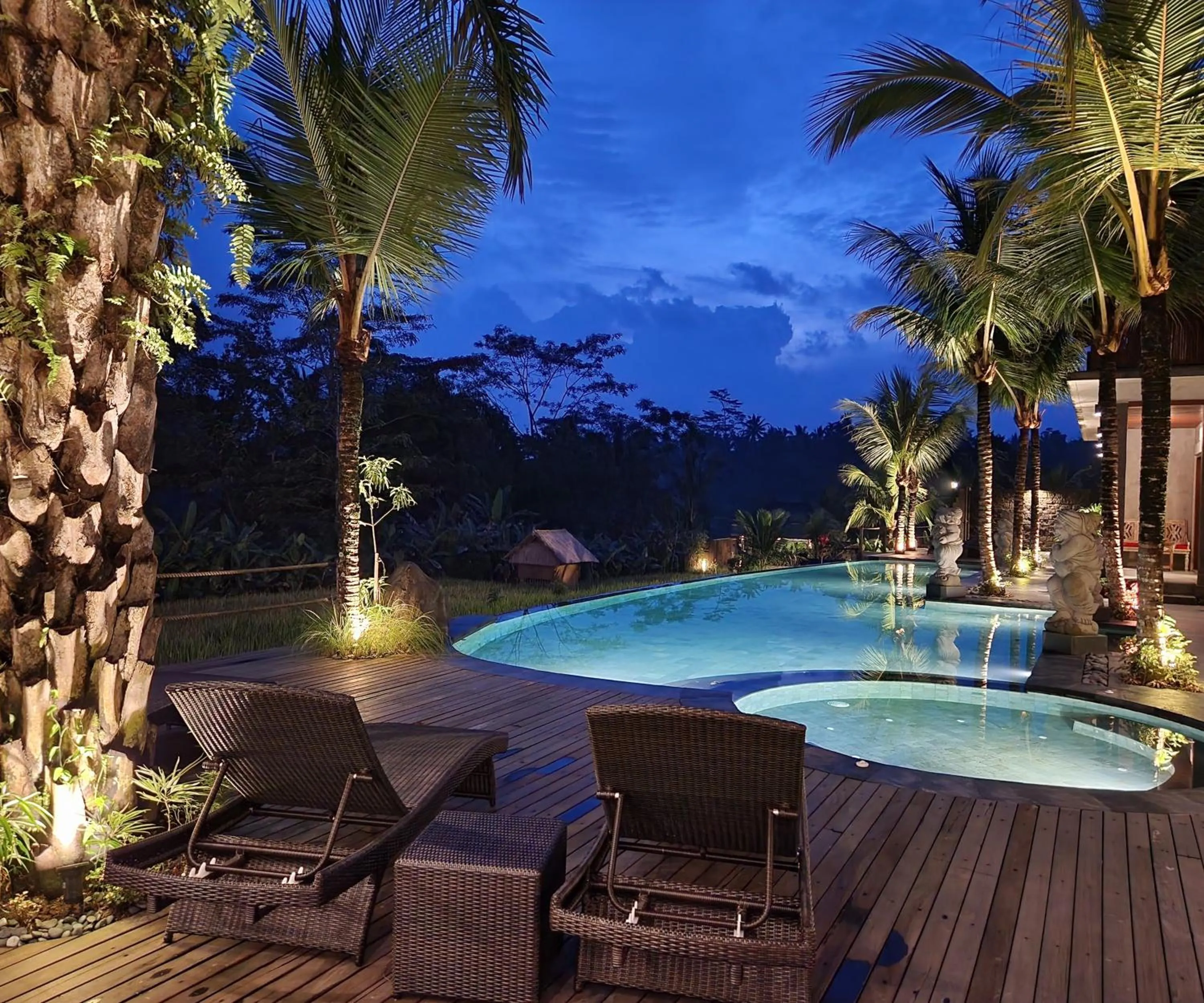 Swimming pool in Pinggala Villa Ubud
