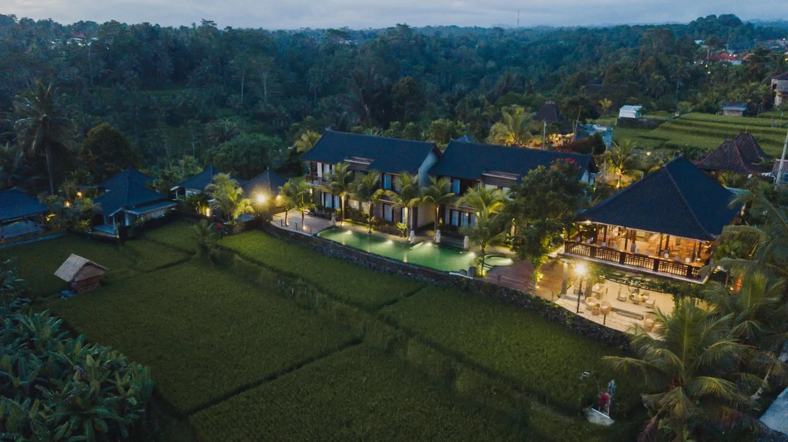 Property building in Pinggala Villa Ubud Property building in Pinggala Villa Ubud