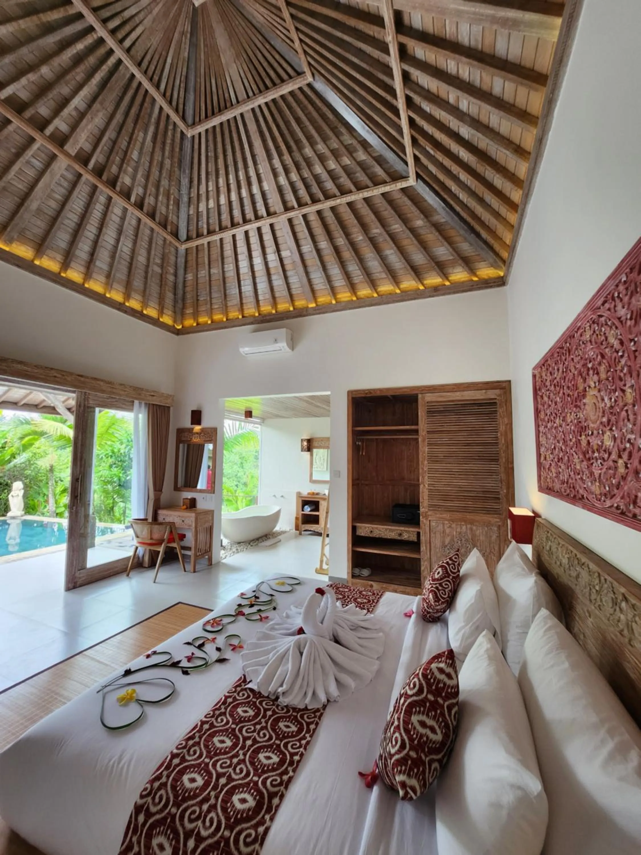 Bedroom in Pinggala Villa Ubud