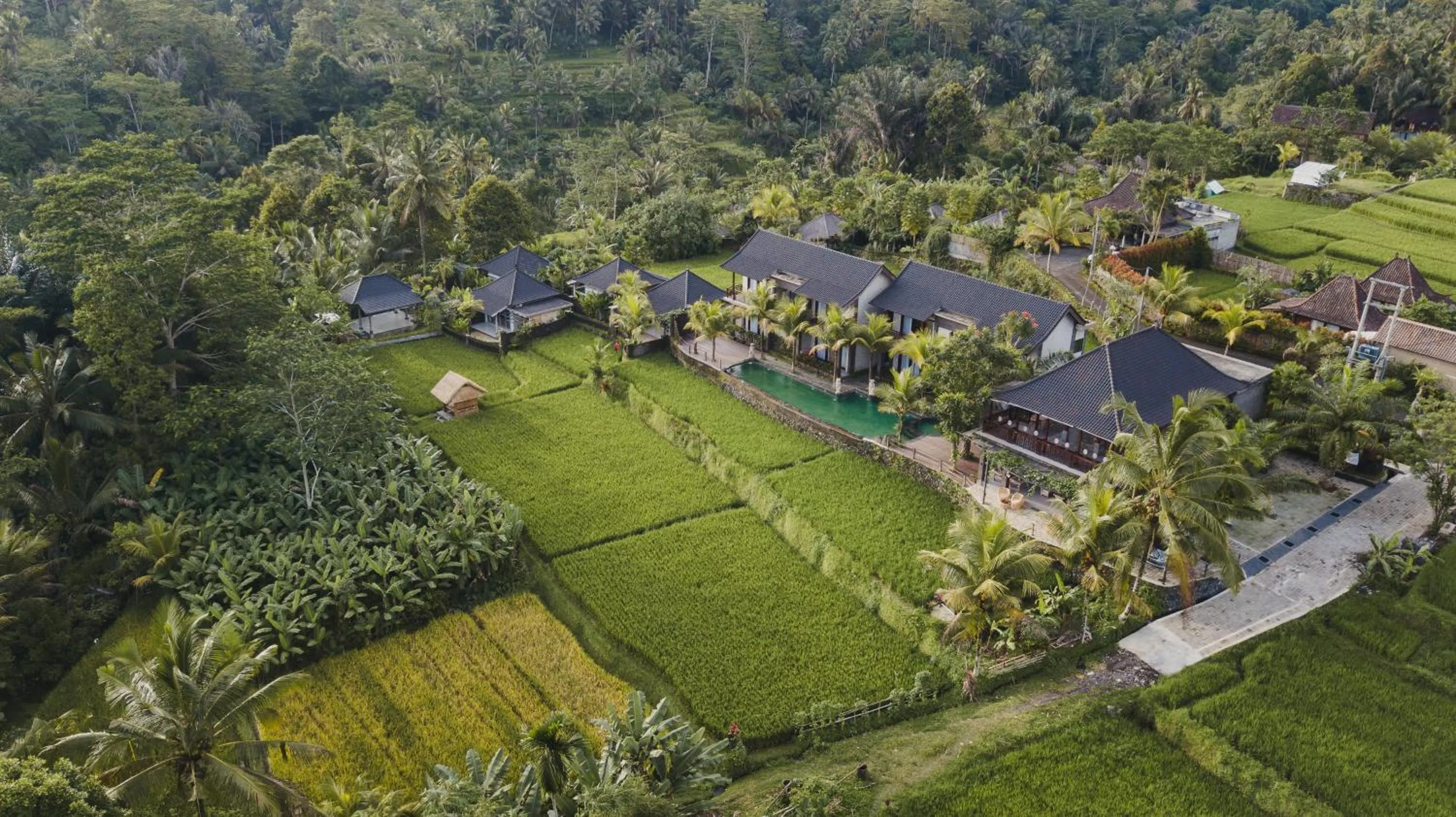 Bird's eye view in Pinggala Villa Ubud