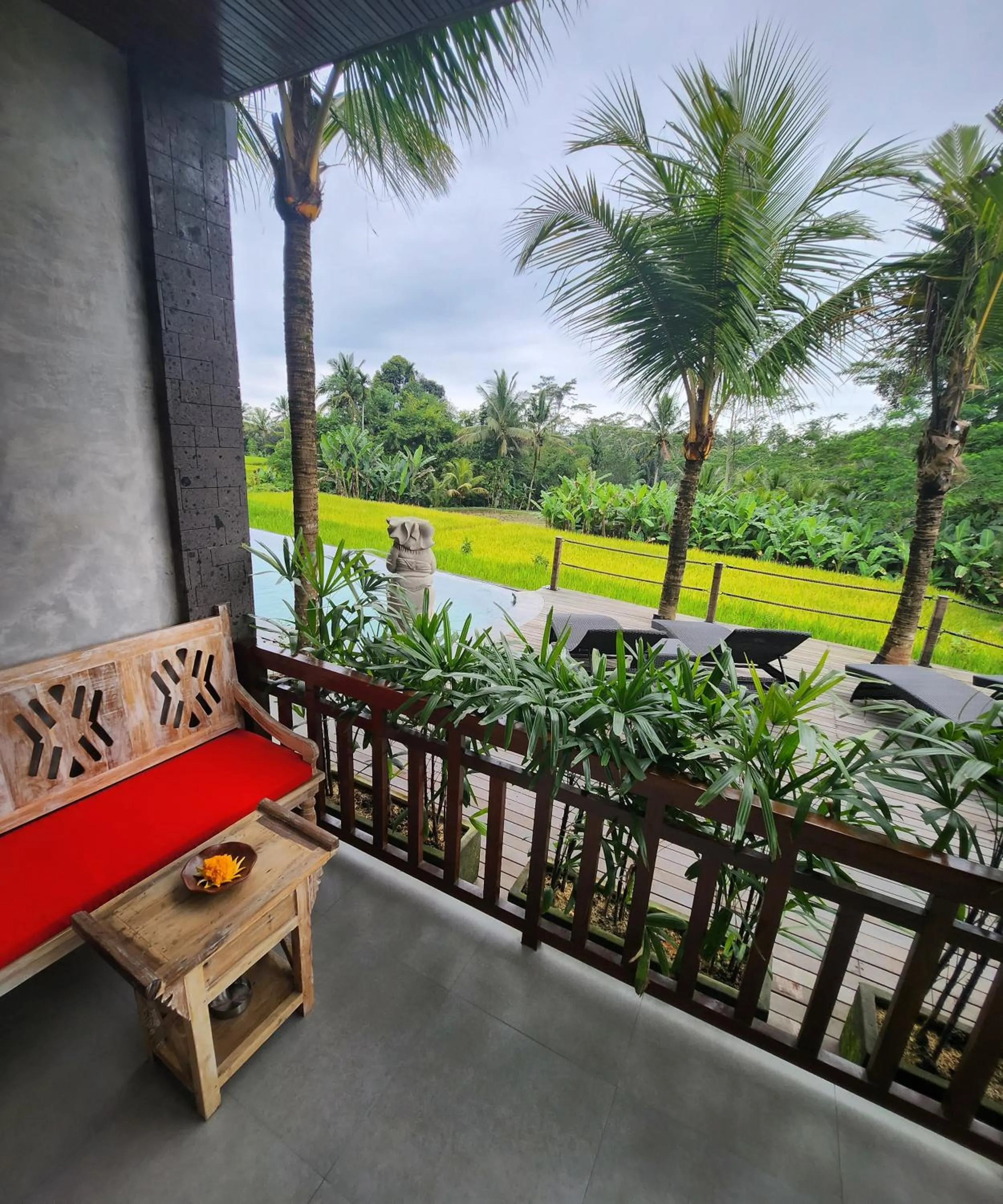 Patio in Pinggala Villa Ubud