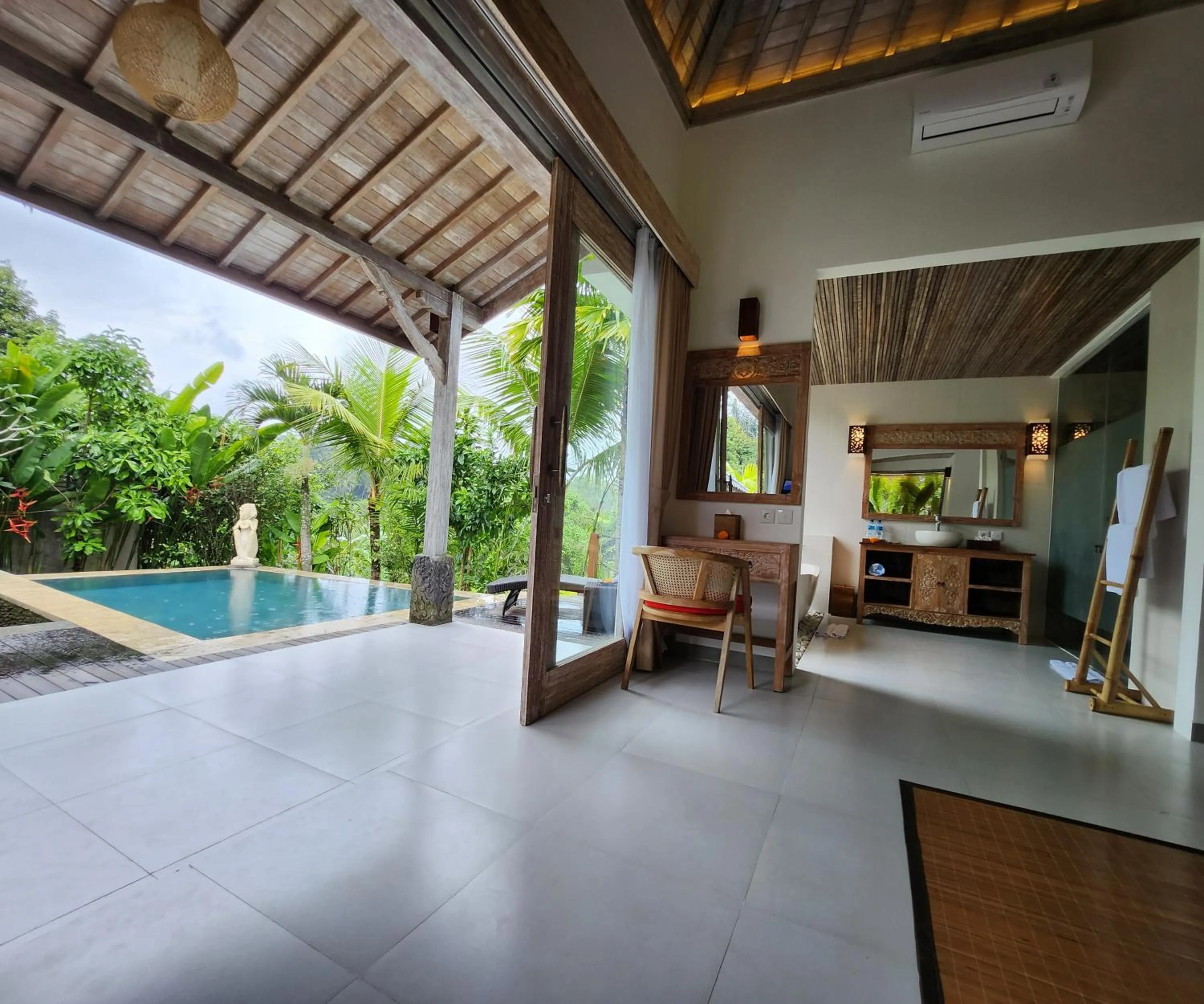 Balcony/Terrace in Pinggala Villa Ubud