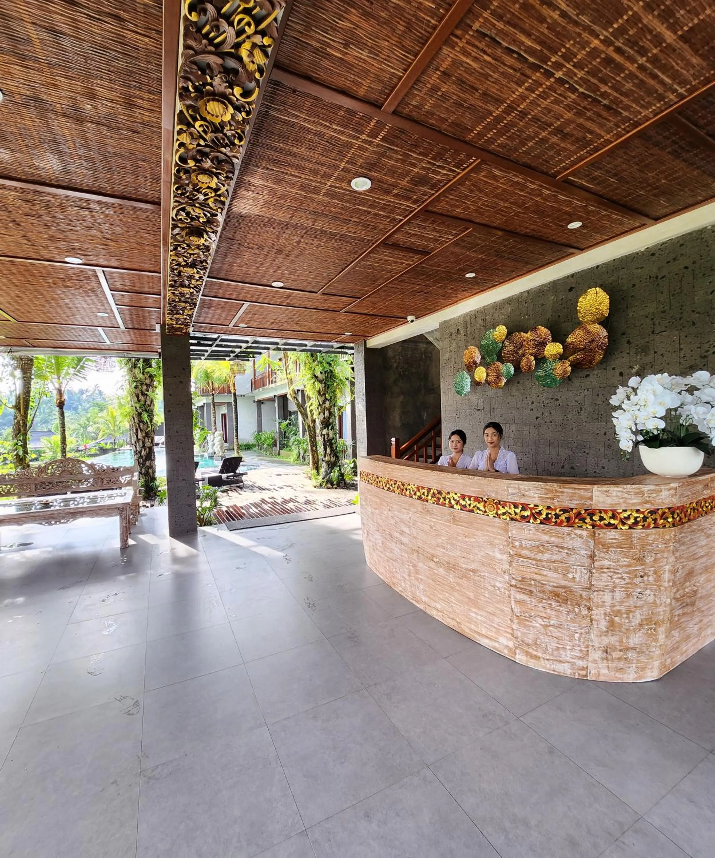 Lobby or reception in Pinggala Villa Ubud