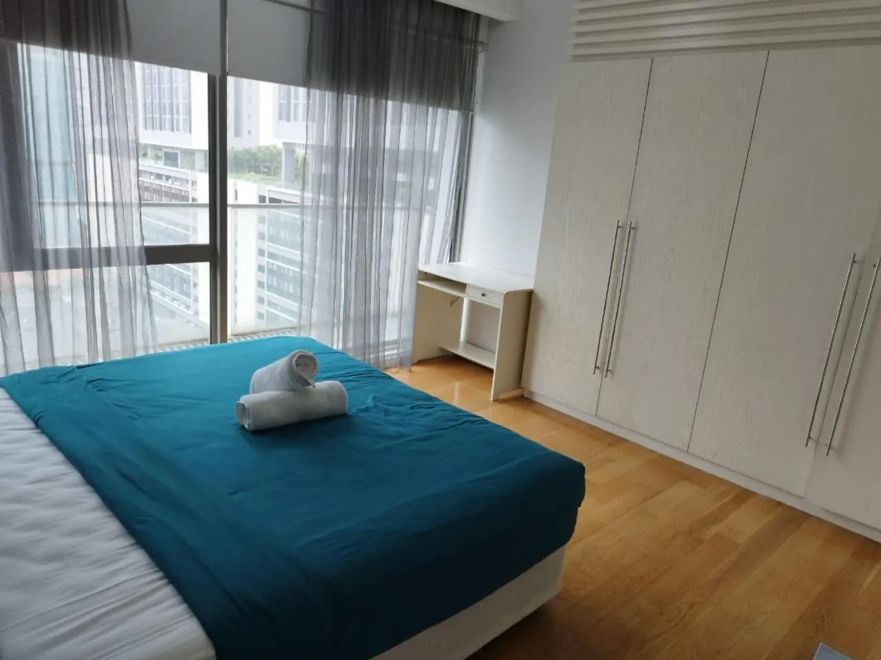 Bedroom, Bed in Fairlane Residences by Plush