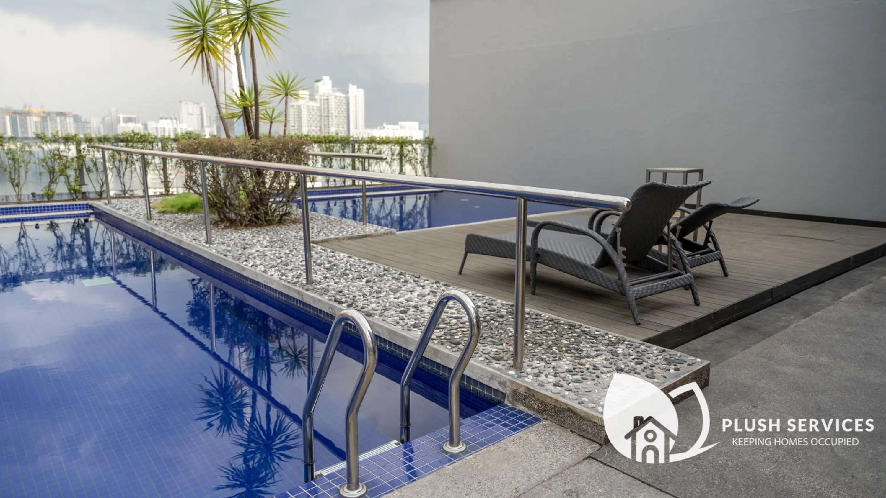 Swimming pool in Fairlane Residences by Plush